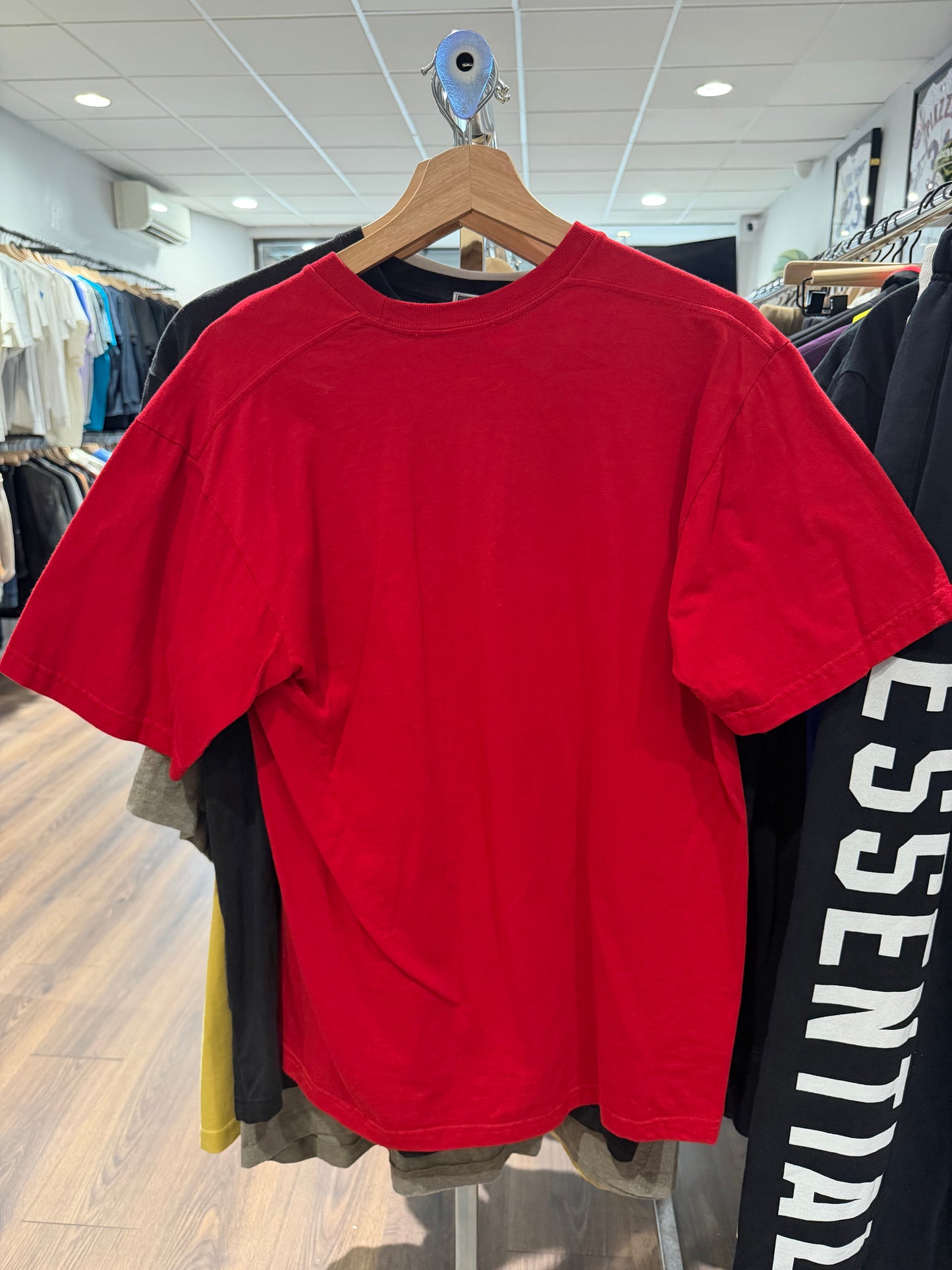 Supreme Skeleton Quote Tee Red Blue