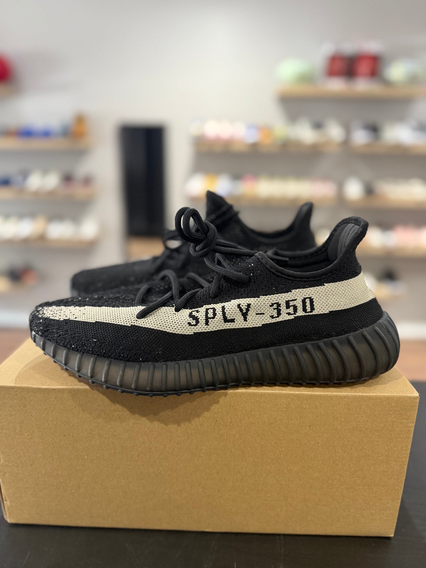 Core Black White Yeezy Boost 350 V2 (Used)