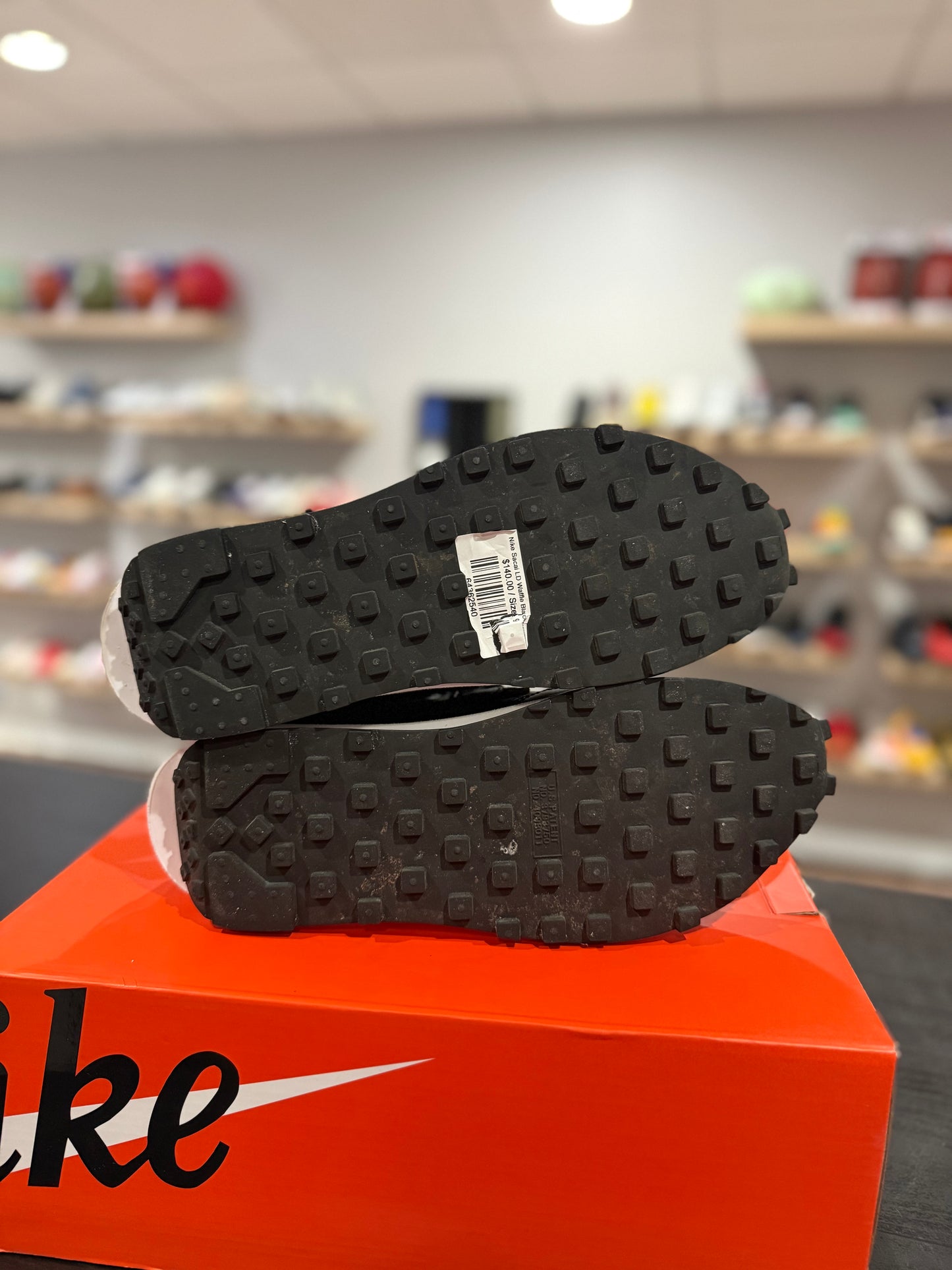 Sacai LD Waffle Black Nylon