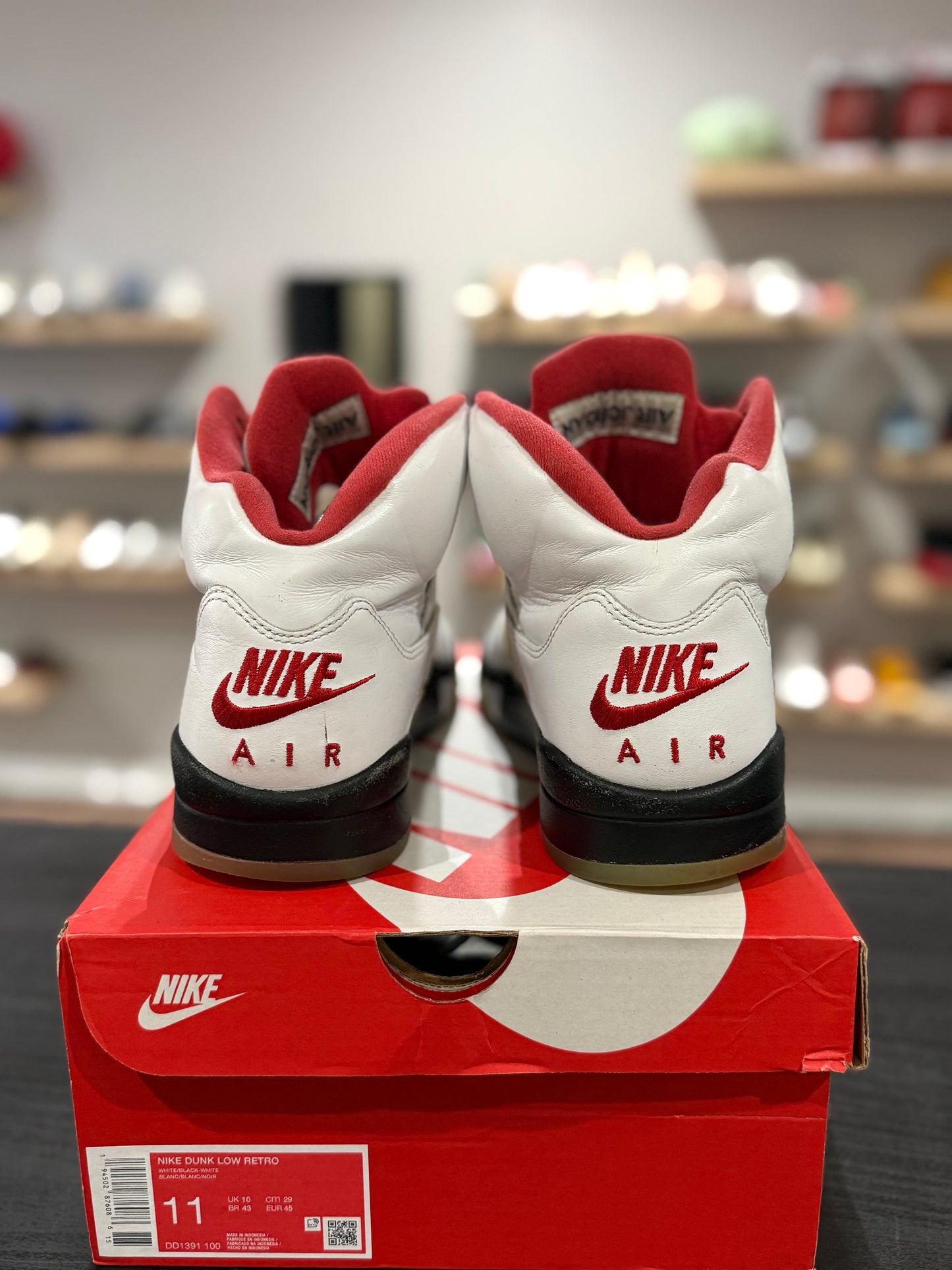 Jordan 5 Fire Red Silver Tounge (Used)