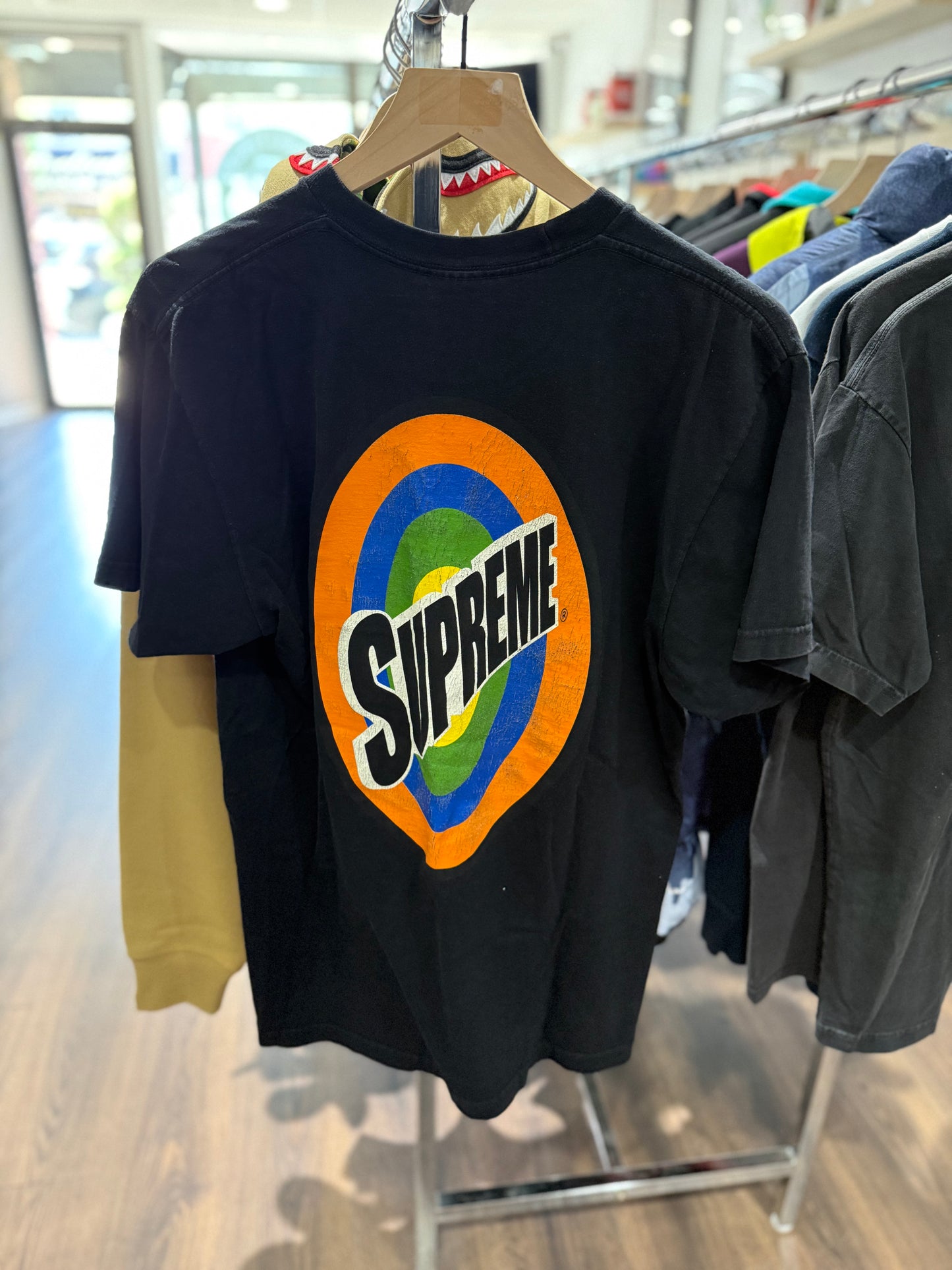 Supreme Spin Top Tee Black