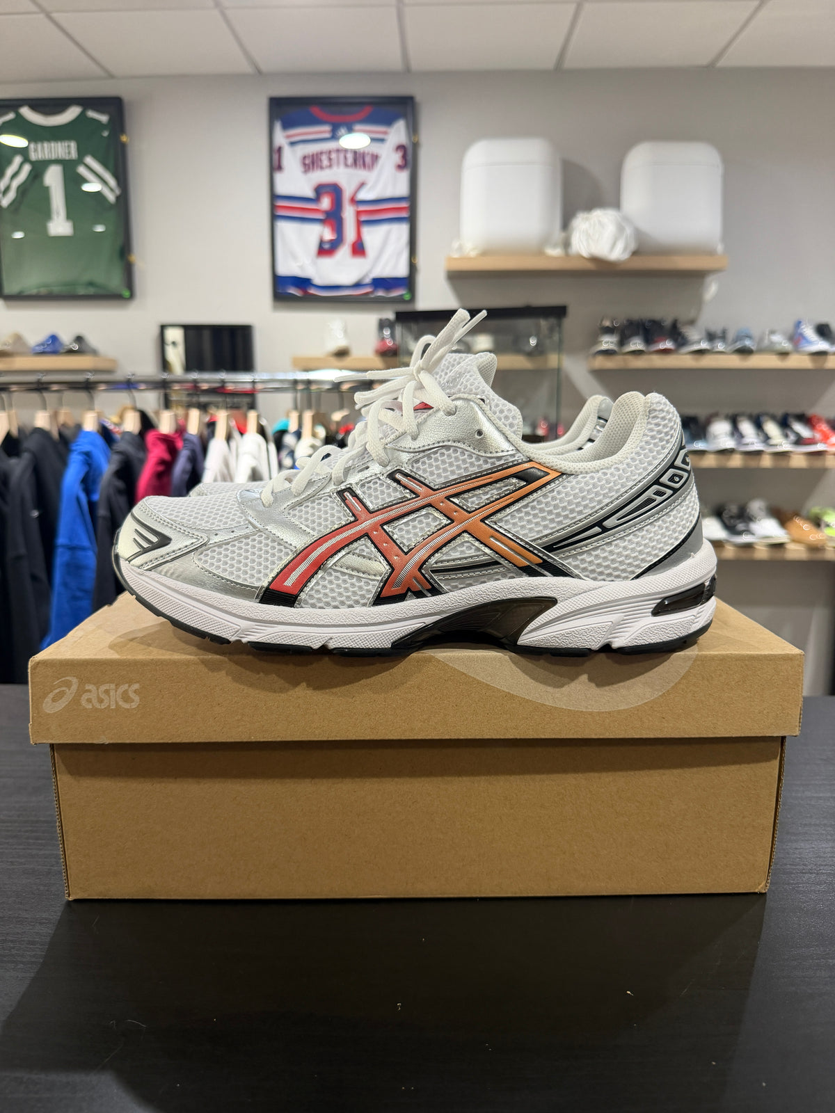 Asics Gel-1130 White/Red Snapper
