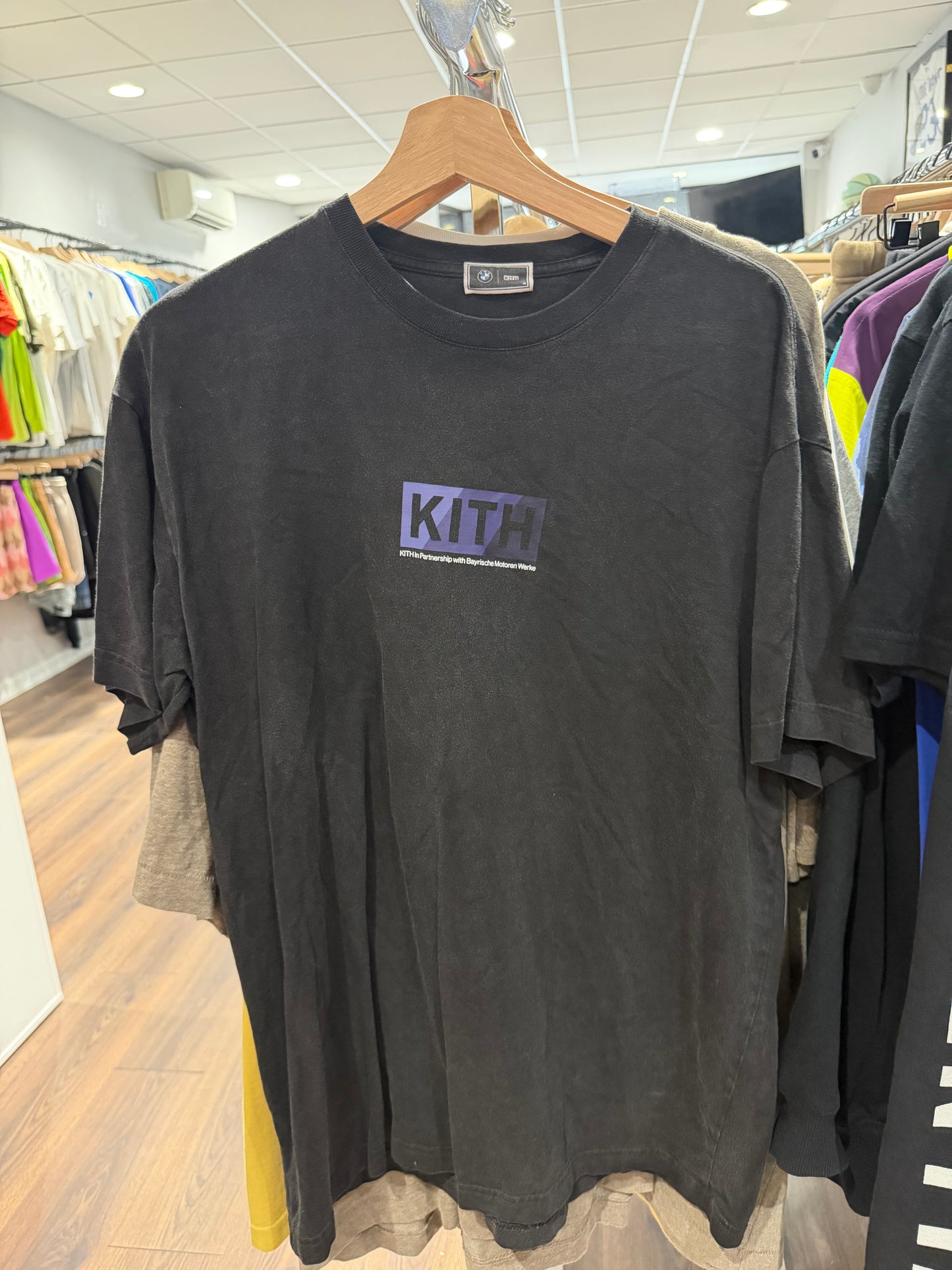 Kith x BMW Box Logo Tee Black