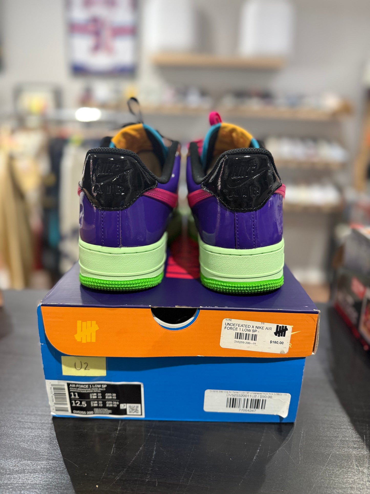 Undefeated x Air Force 1 Low Pink Prime