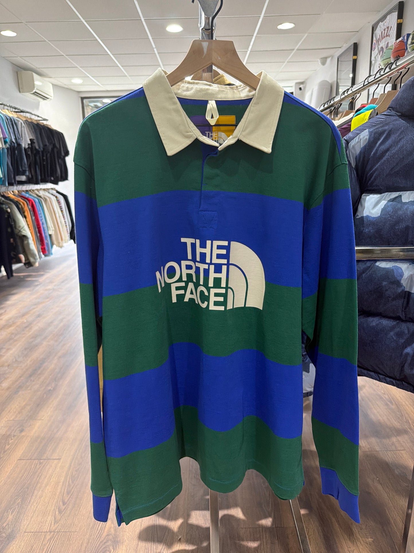 The North Face Color Block Rugby Polo