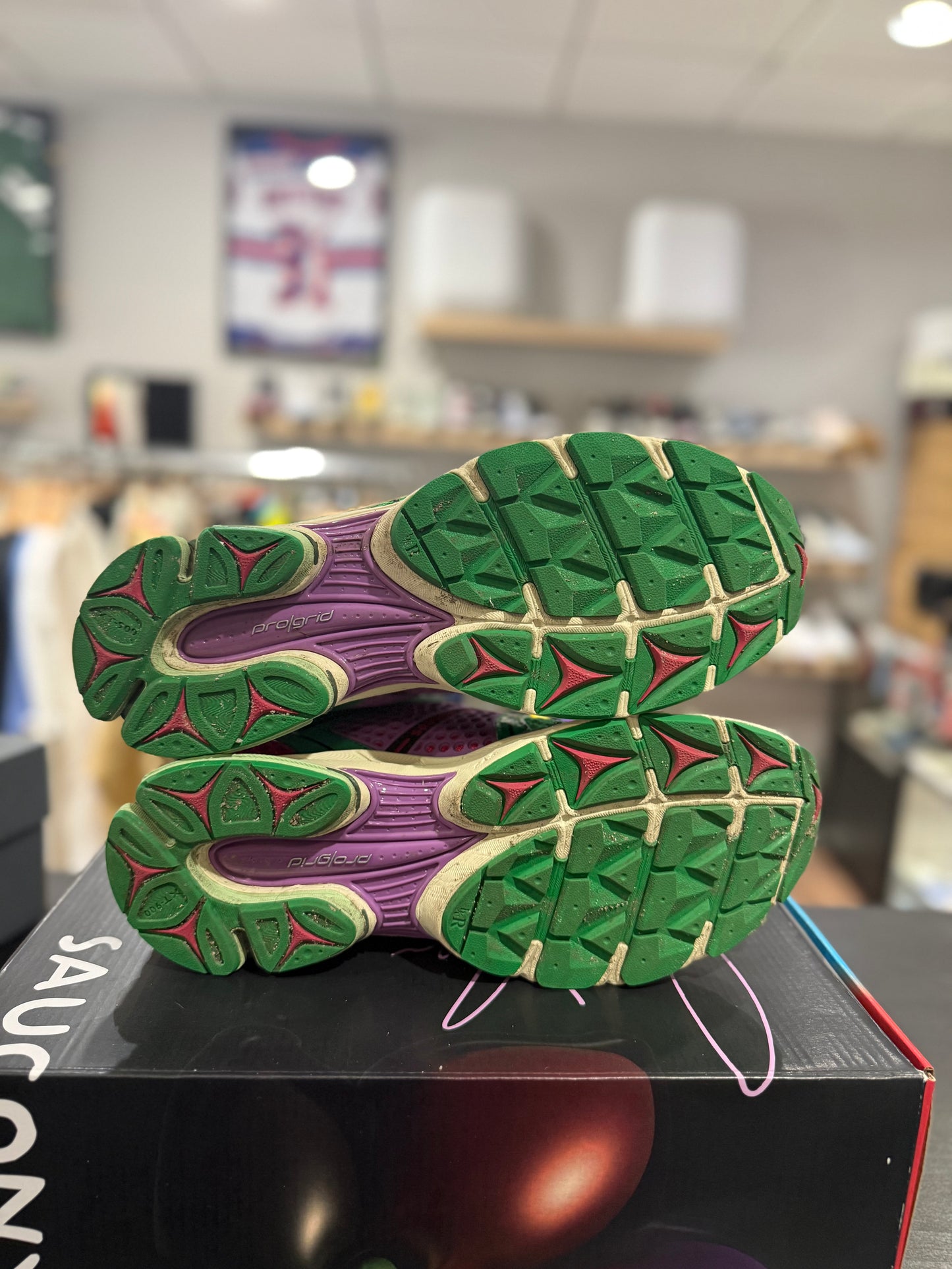 Jae Tips x Saucony ProGrid Triumph 4 Flowers Pack - Fern