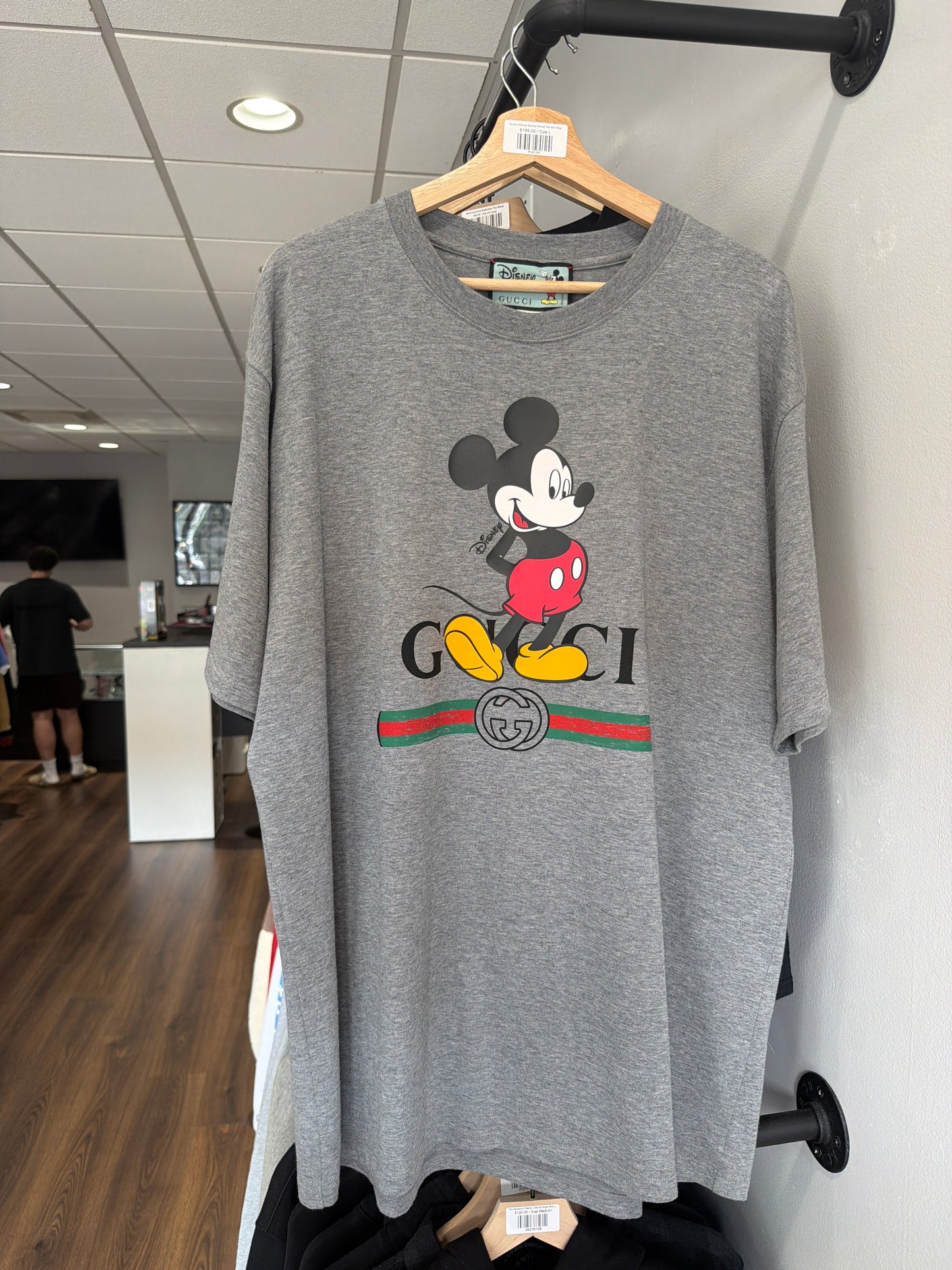 Gucci x Disney Mickey Mouse Tee Ash Grey