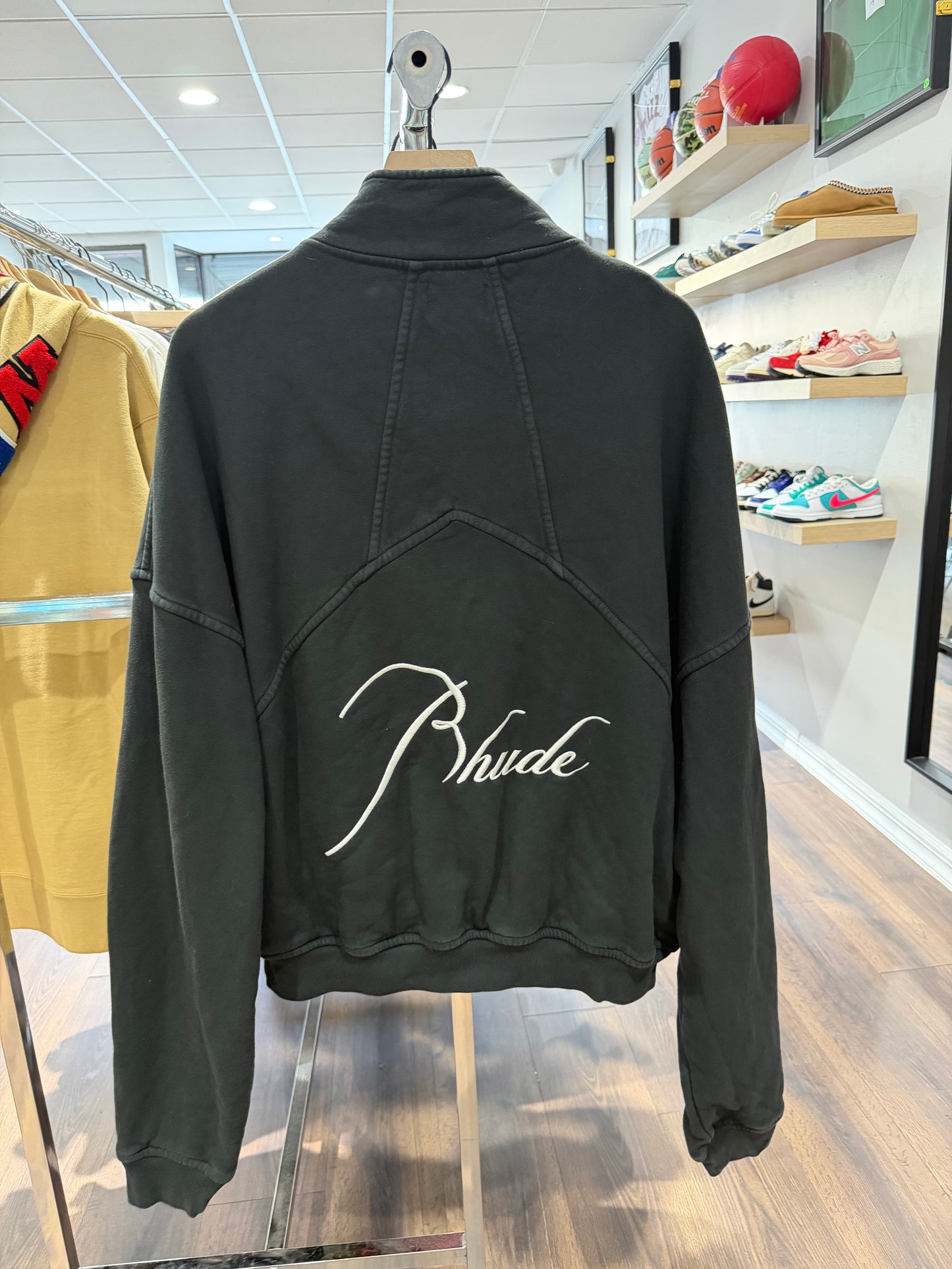 Rhude Quarter-Zip Sweater Black