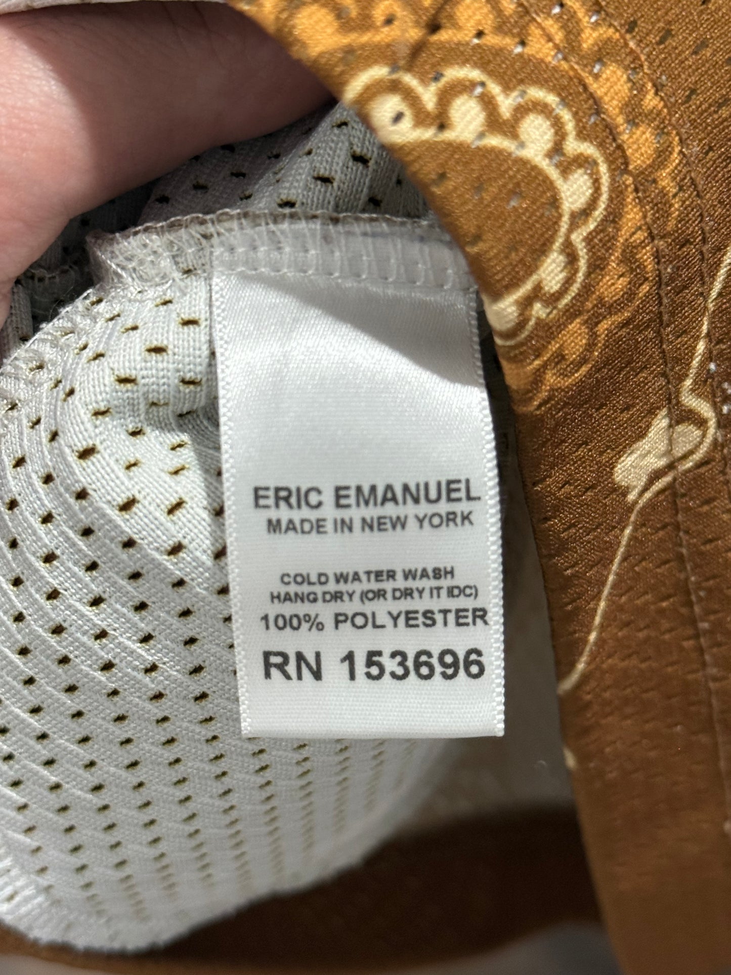 Eric Emanuel EE Paisley Brown Shorts