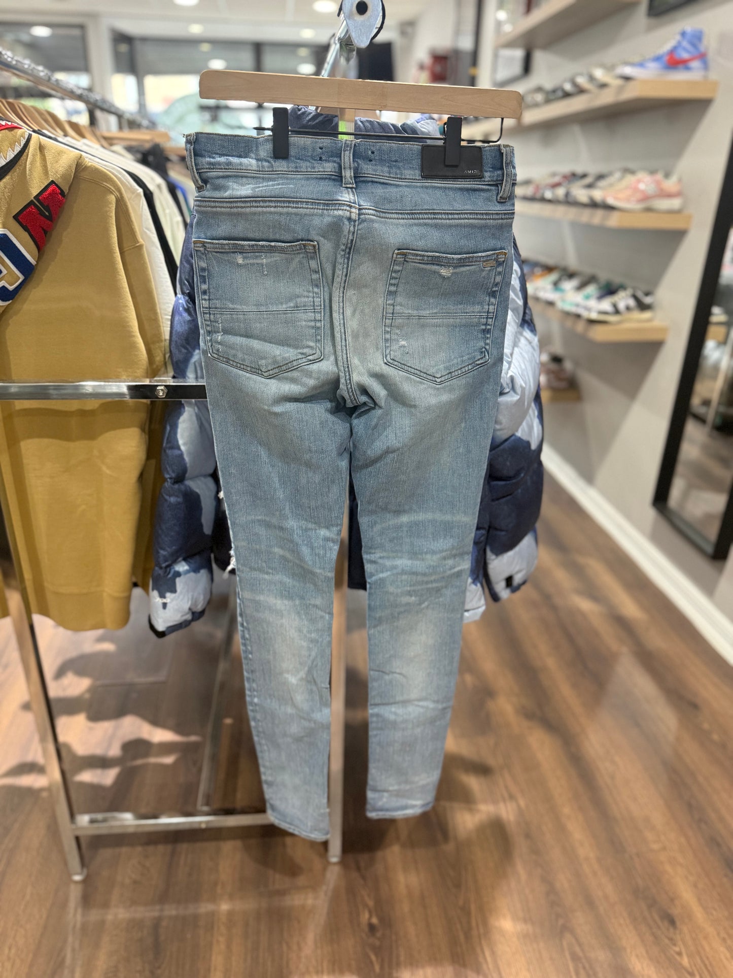 Amiri Pink Bandana Jeans
