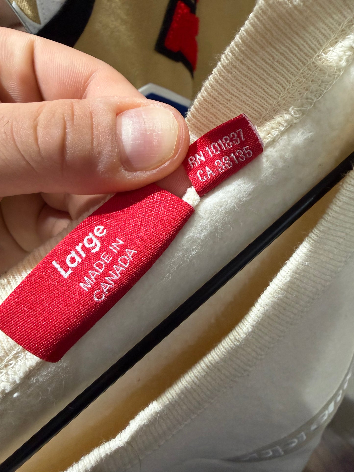 Supreme Box Logo Natural Crewneck