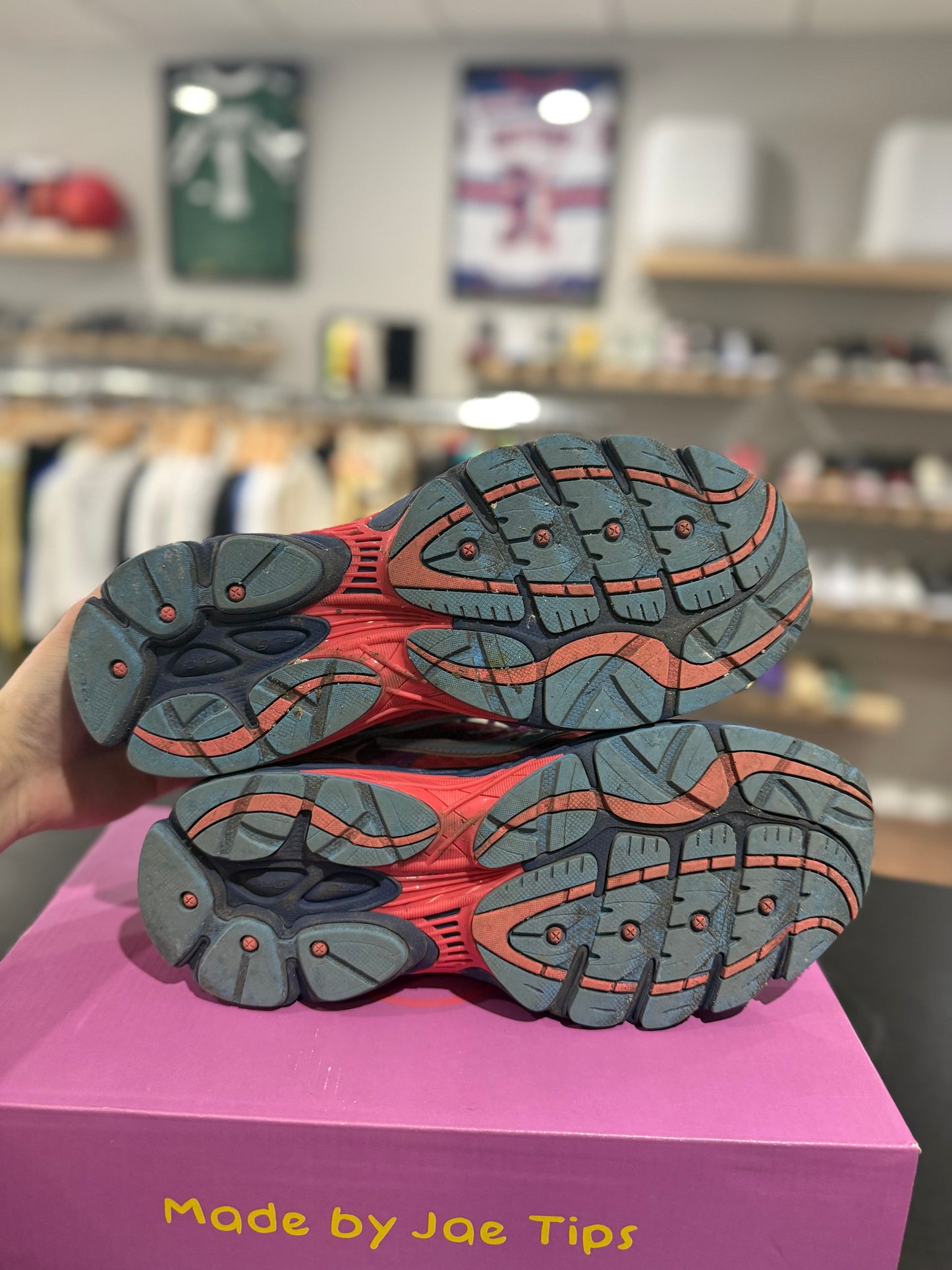 Jae Tips x Saucony ProGrid Omni 9 To Do List Pink
