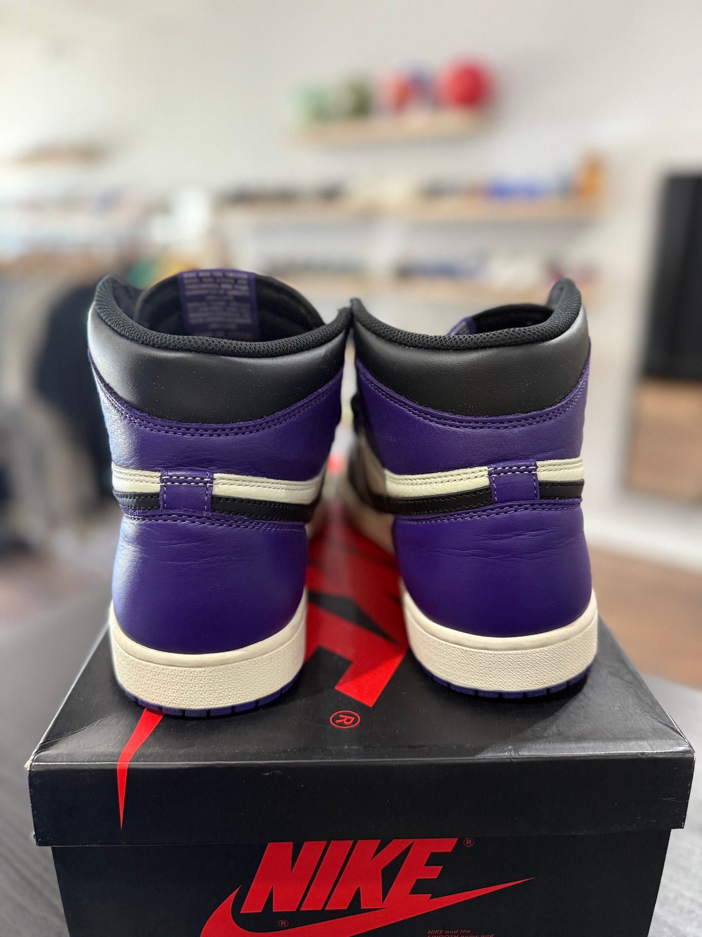 Court Purple Jordan 1 High (Used)