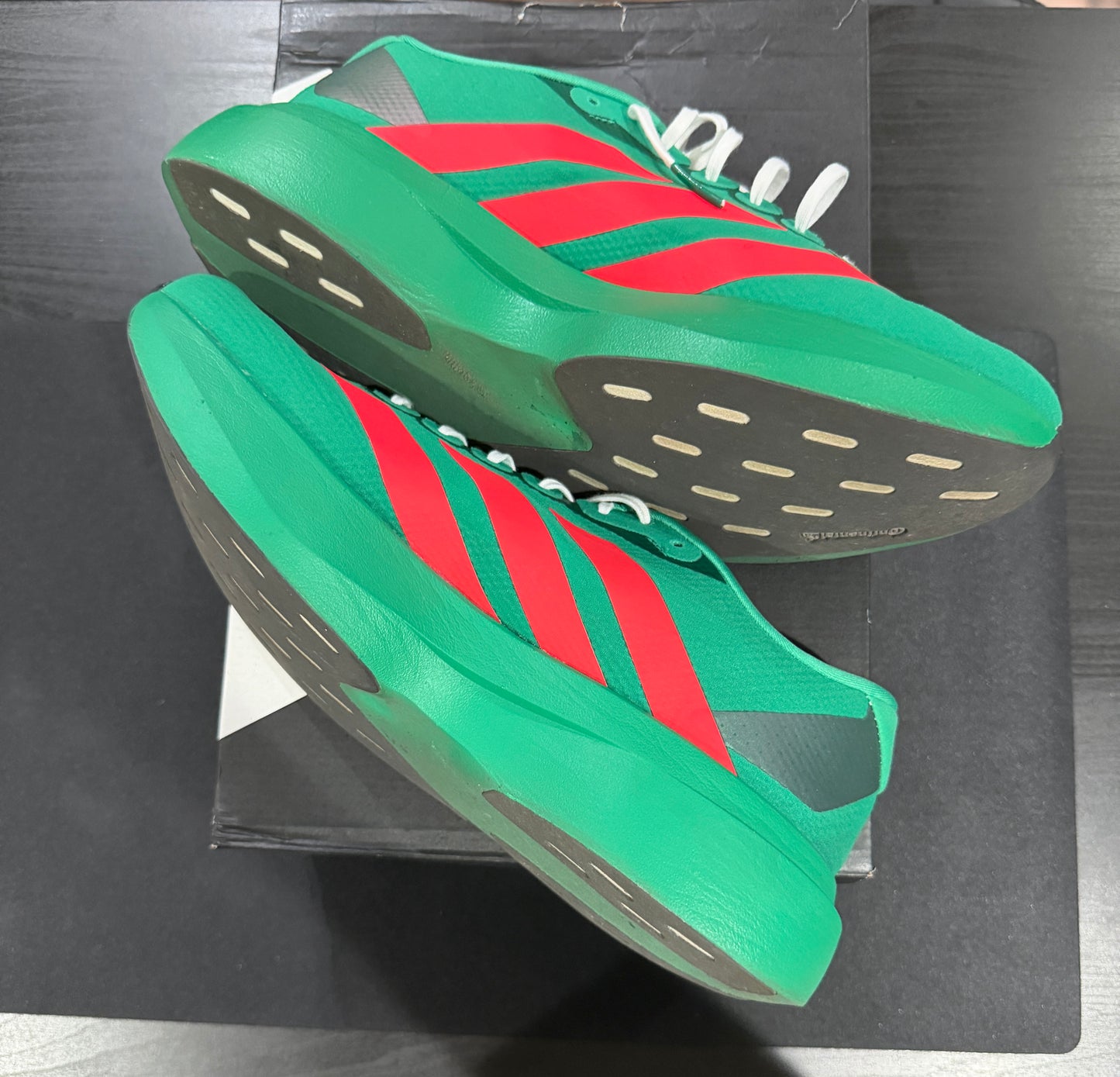 Adizero Evo SL Court Green/ Lucid Red