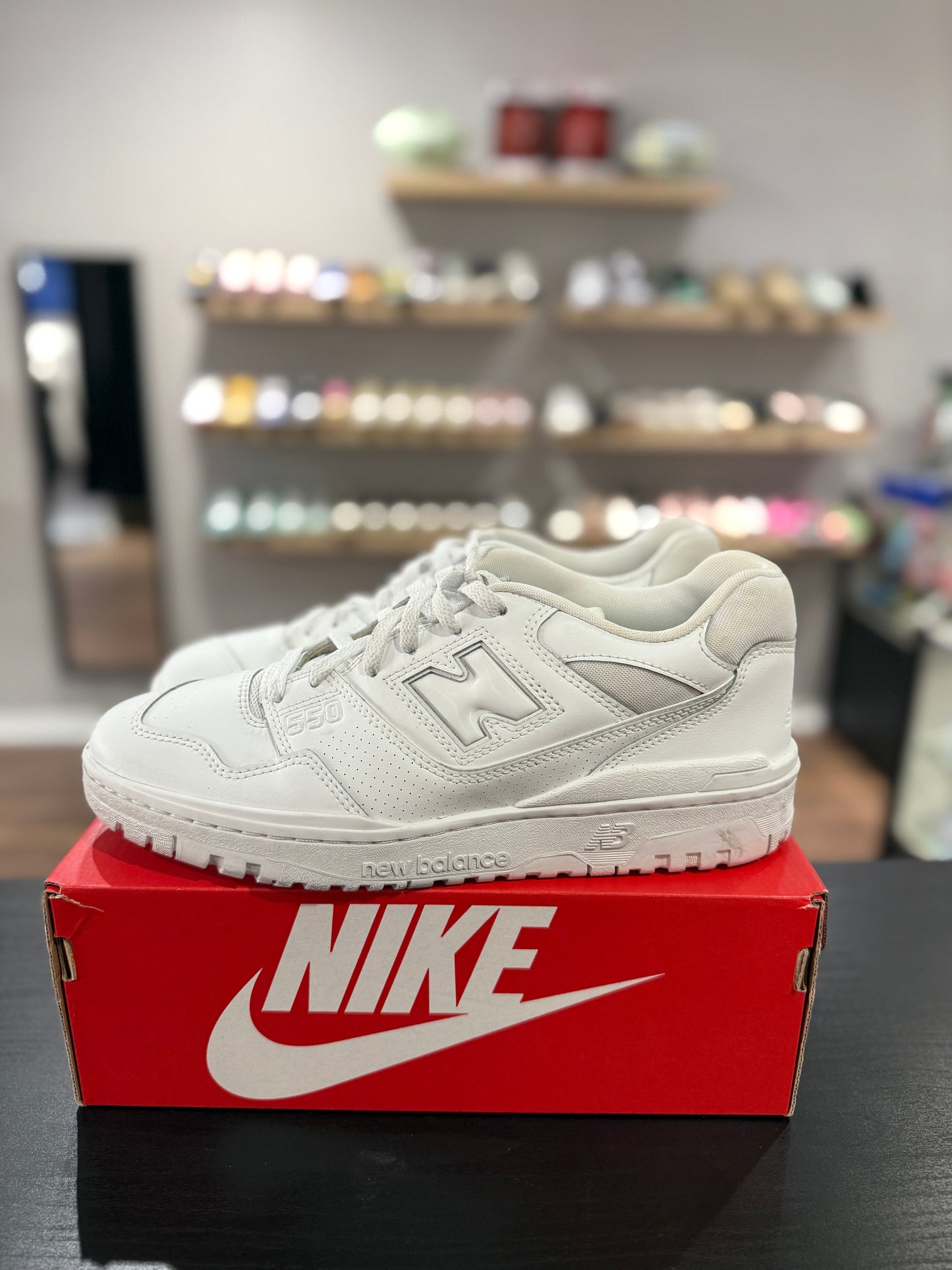 New Balance 550 Triple White (Used)