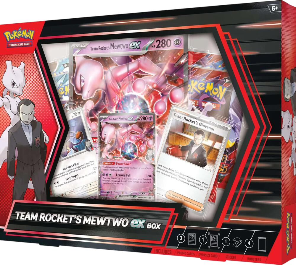 Pokemon Team Rocket's Mewtwo ex Box