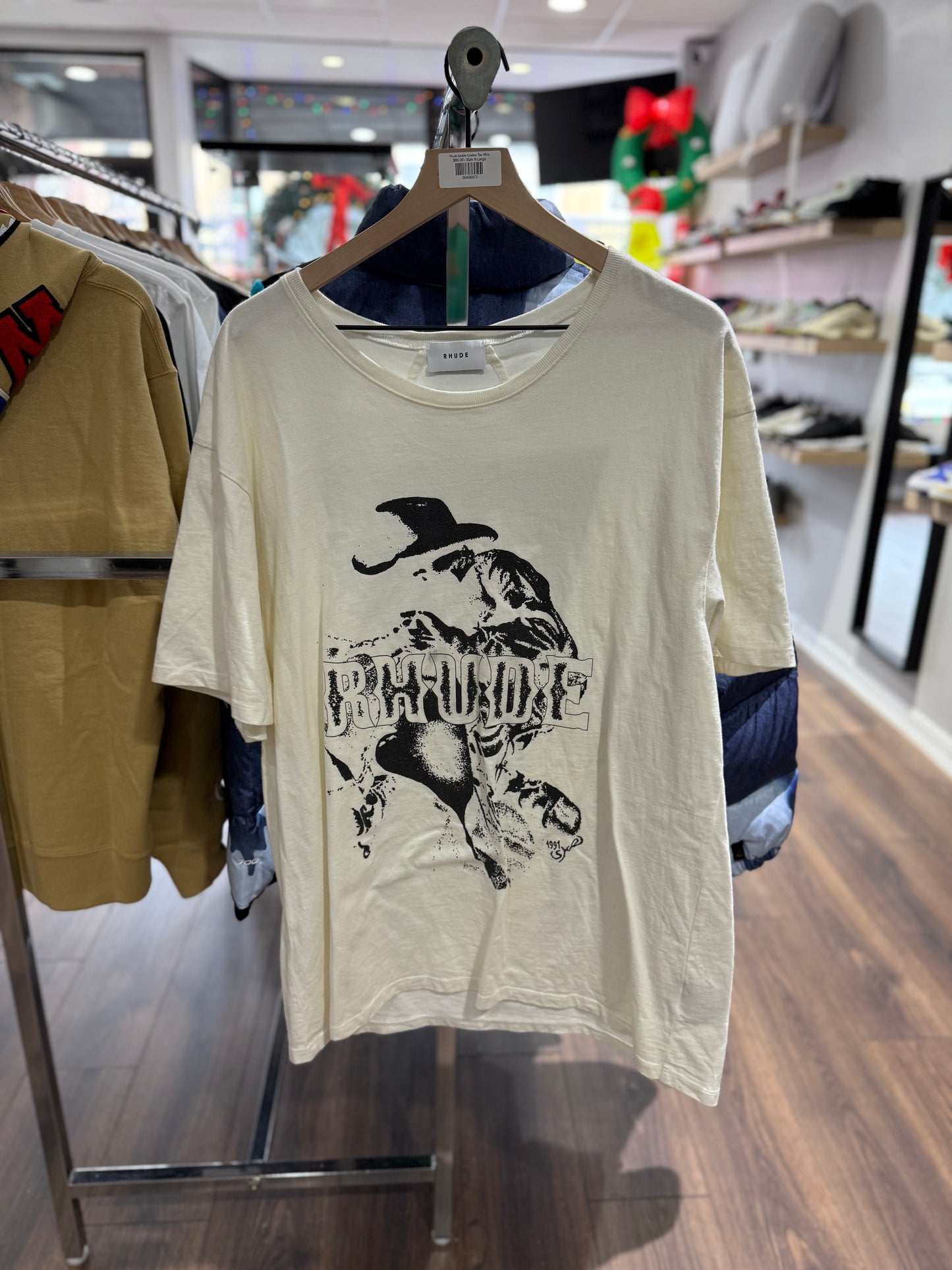 Rhude Saddle Cowboy Tee White