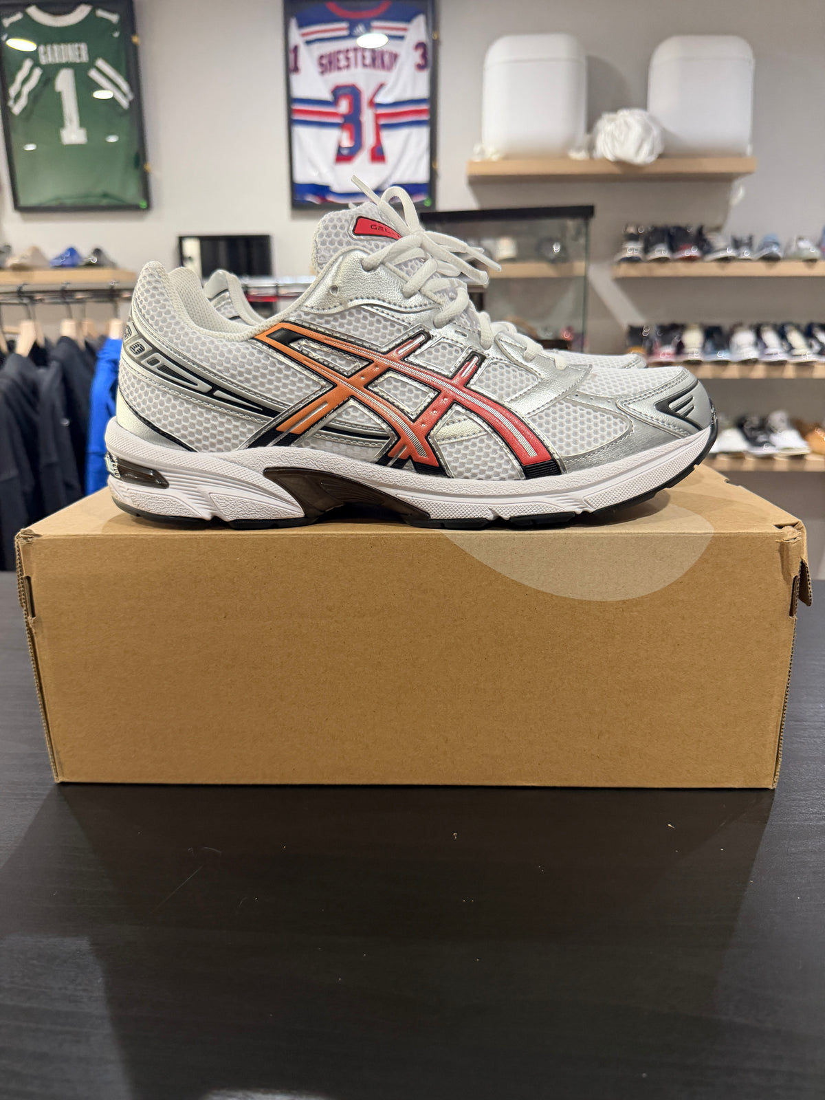 Asics Gel-1130 White/Red Snapper
