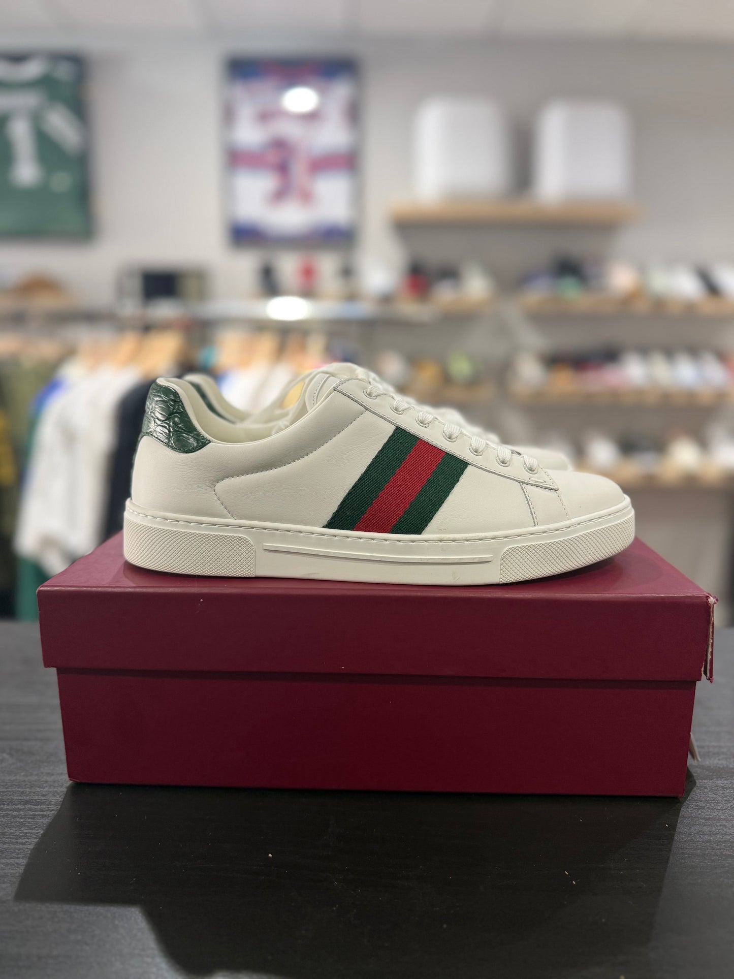 Gucci Ace Sneaker White/Green