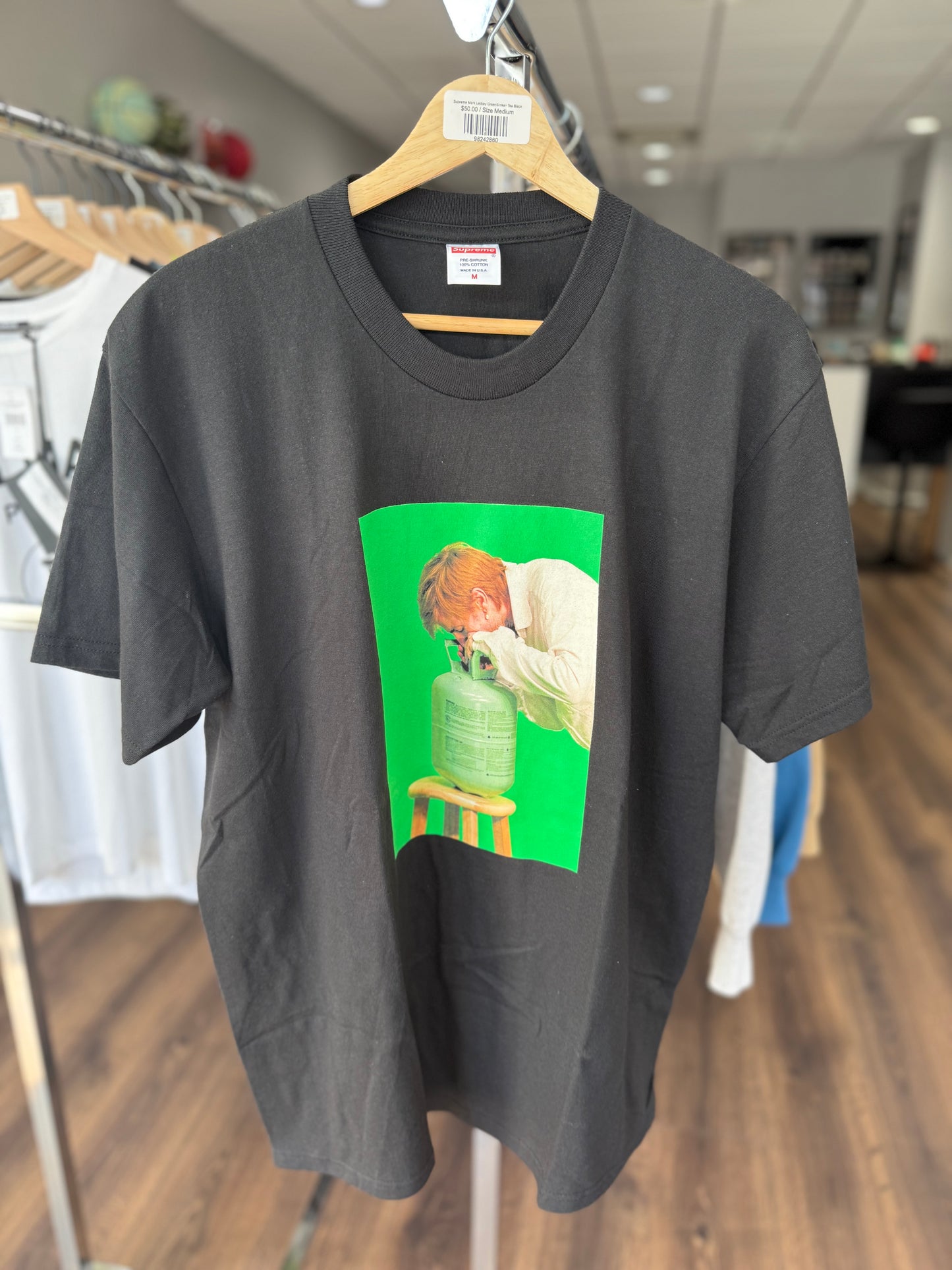 Supreme Mark Leckey GreenScreen Tee Black