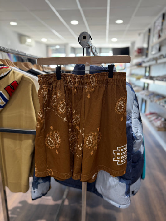 Eric Emanuel EE Paisley Brown Shorts