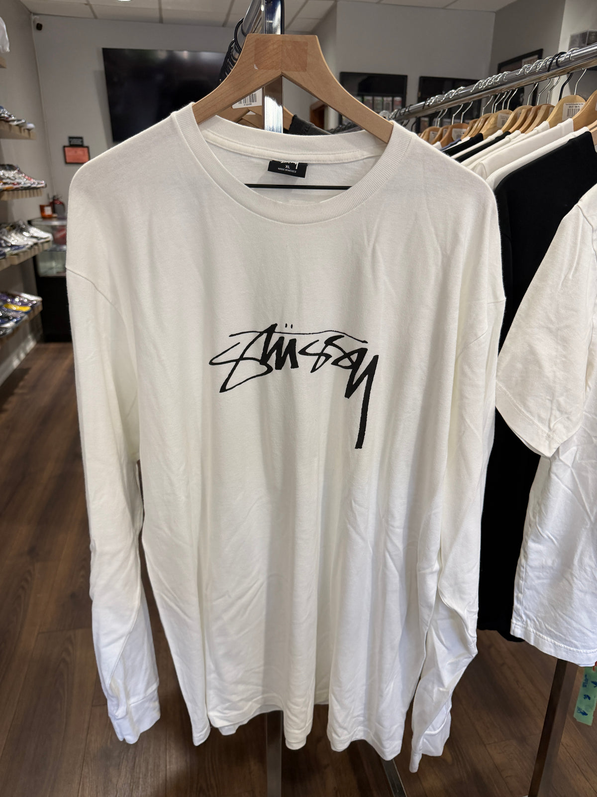 Stussy Long Sleeve White