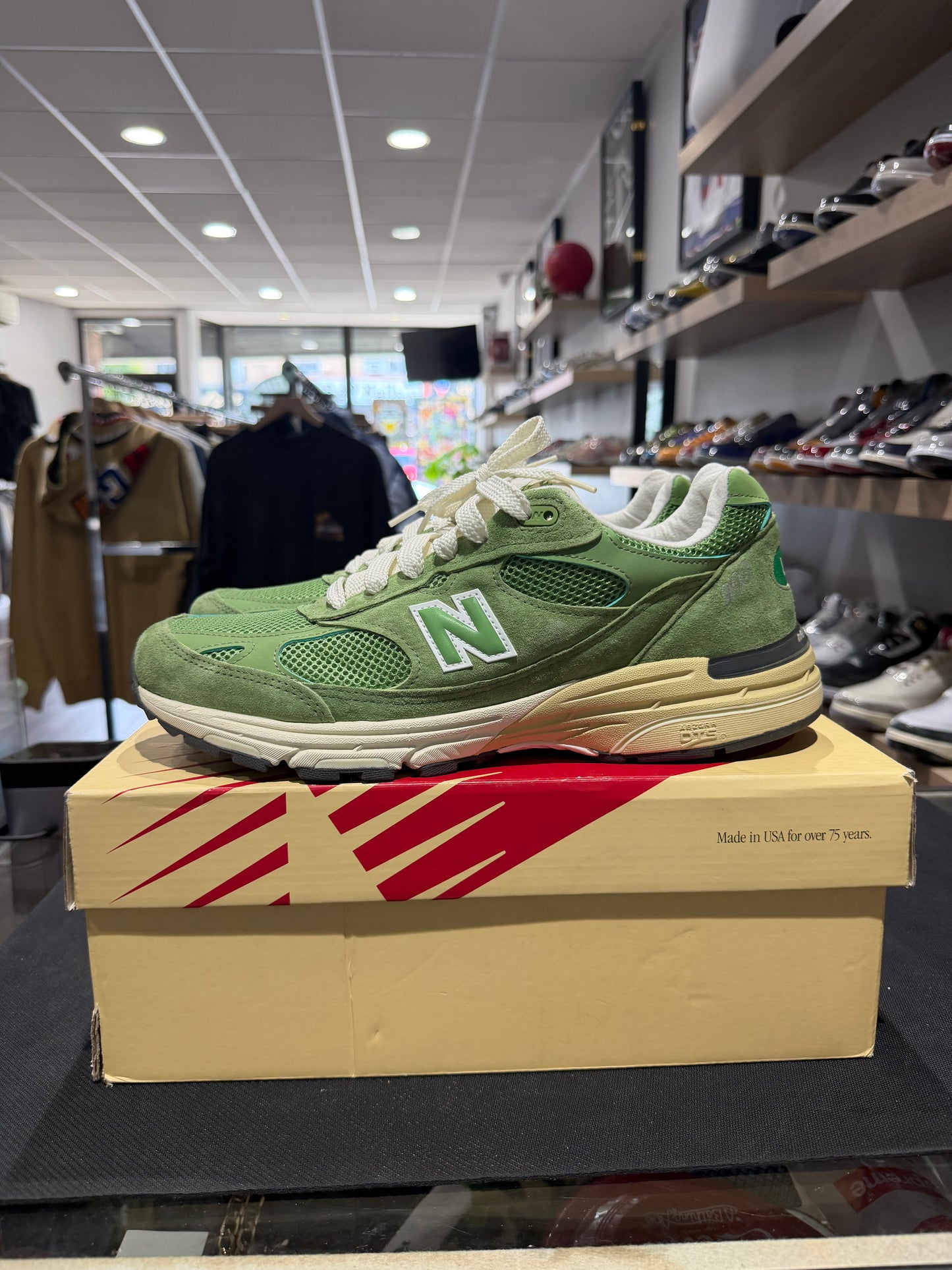 New Balance 993 MiUSA Teddy Santis Chive