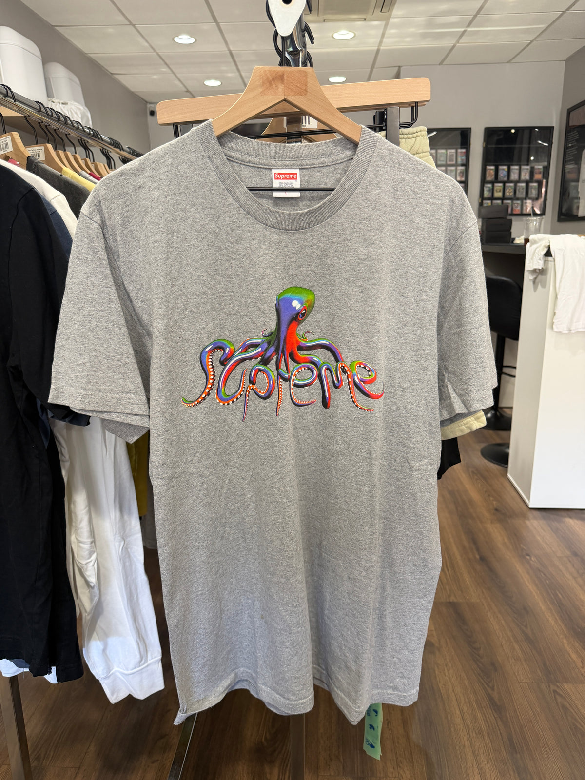 Supreme Tentacles Tee Ash Grey