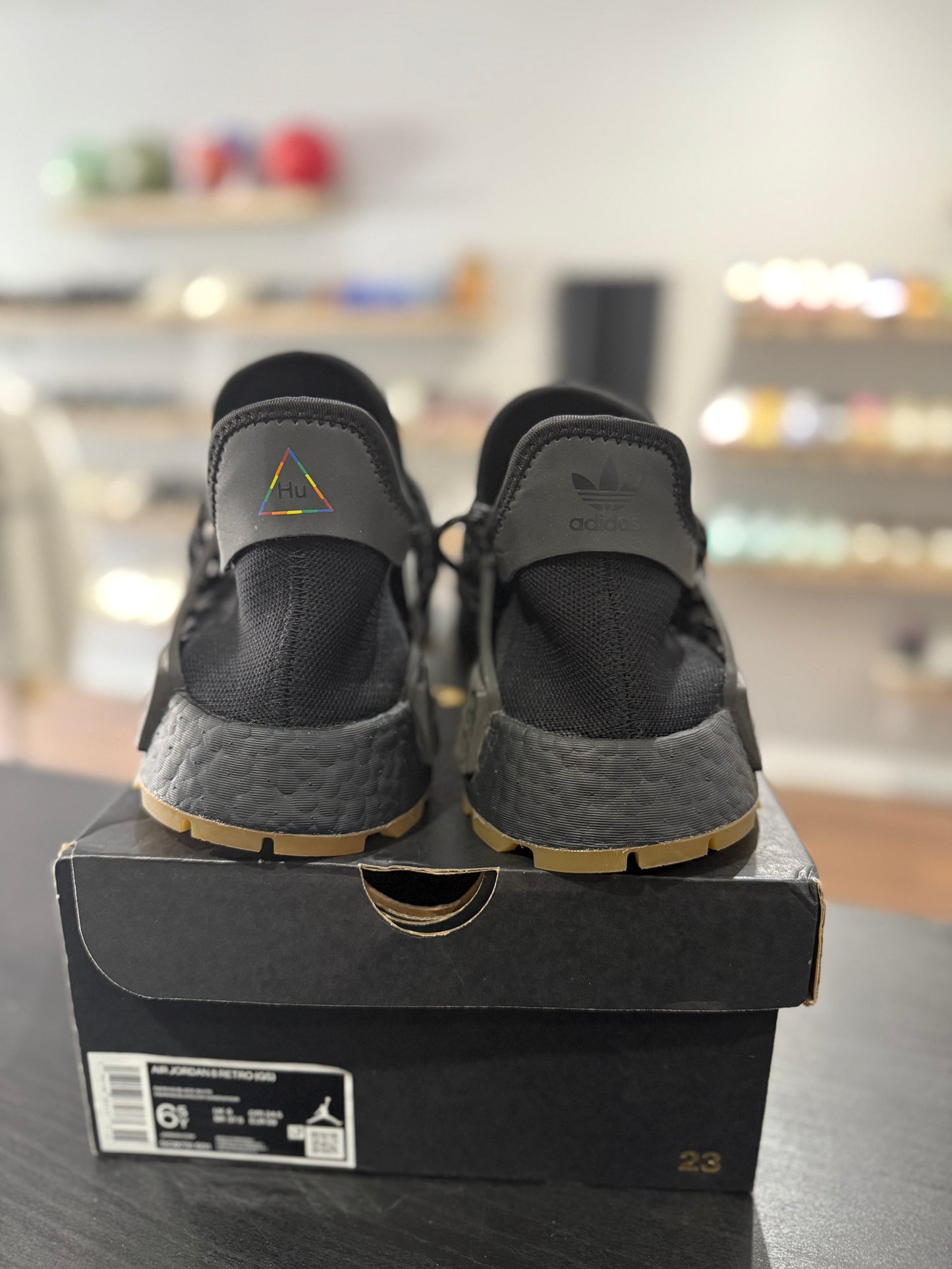 Now Is Her Time Black NMD Hu Trail Pharrell (Used)