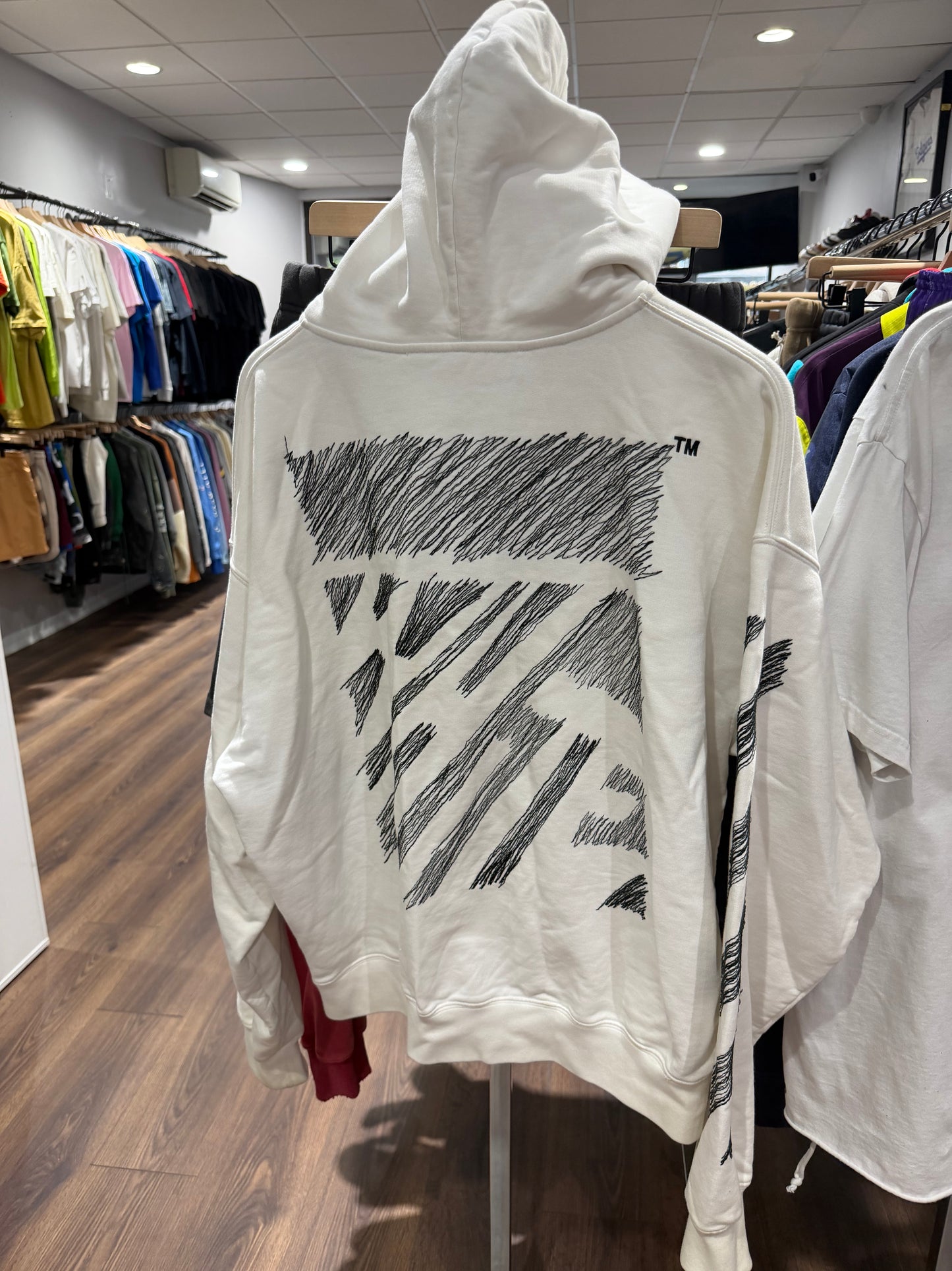 Off White “Scribble Diag” Hoodie