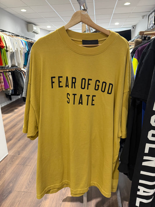 Essentials Fear of God State Mustard Heavyweight Top