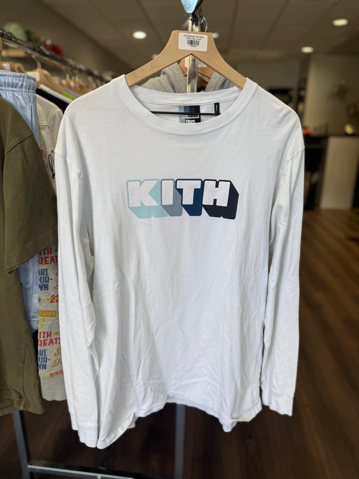 Kith Bearbrick Tee White