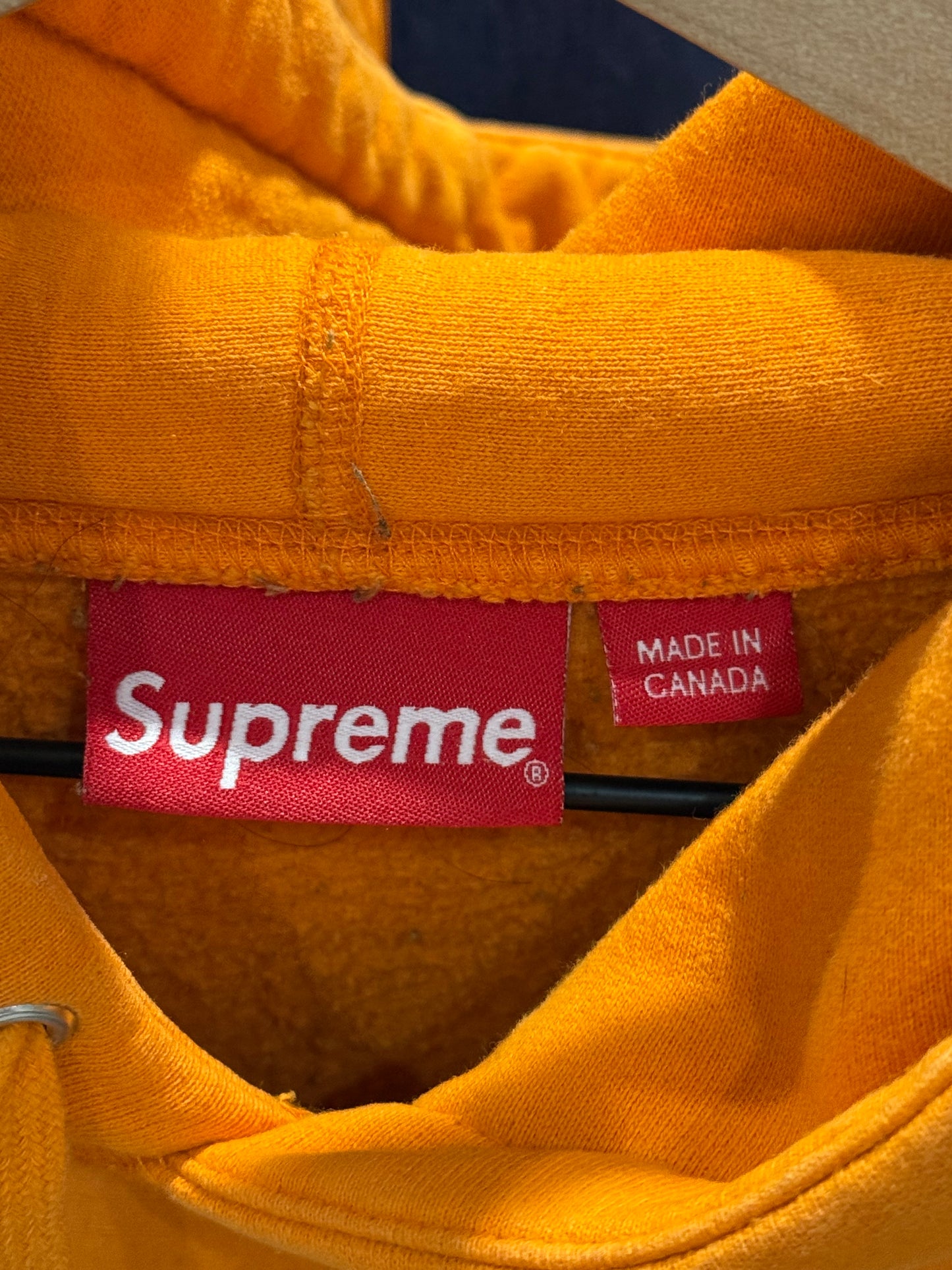 Supreme Motion Logo Hooded Sweatshirt Orange
