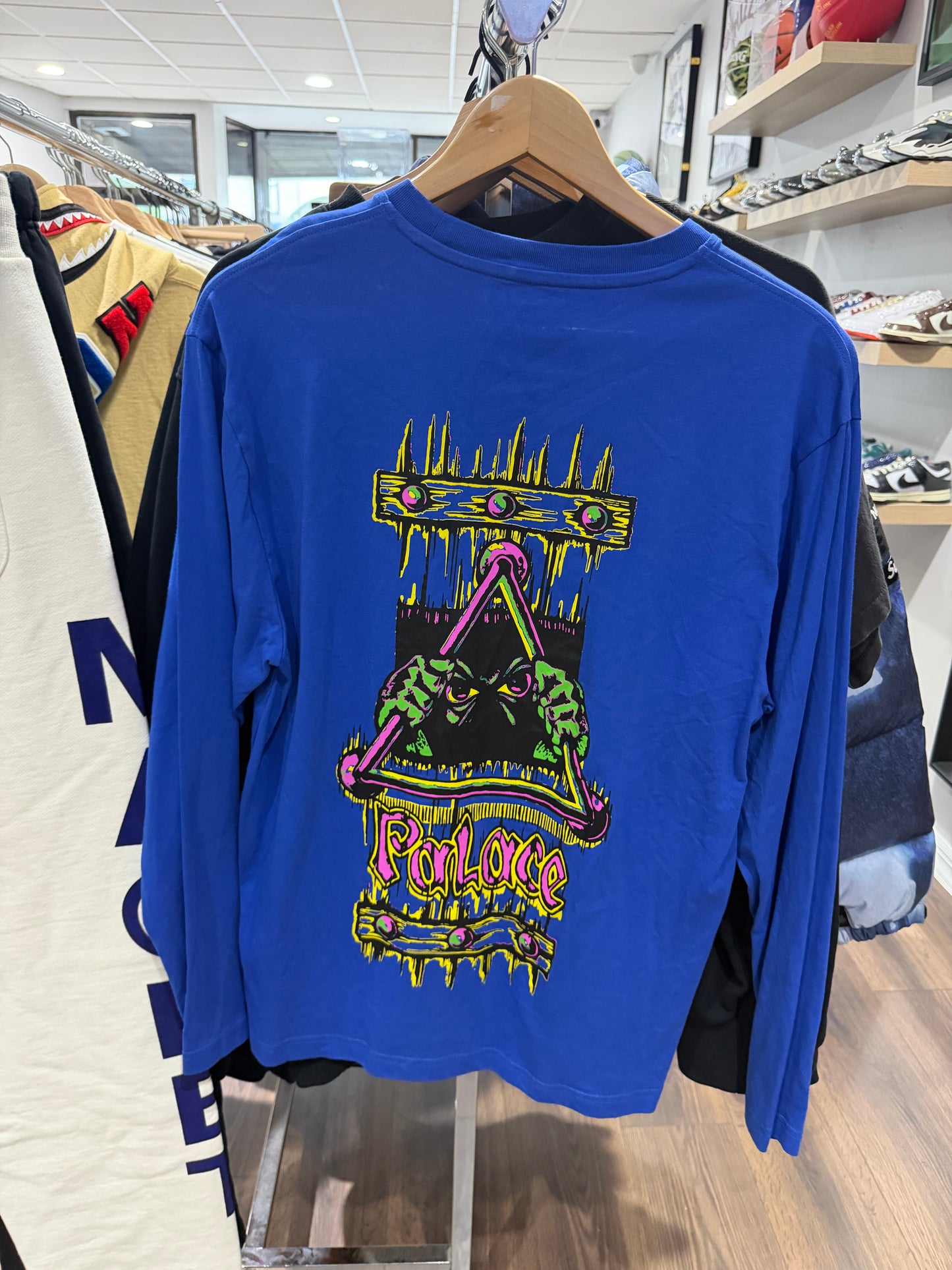 Palace “Lock In” Long Sleeve Blue