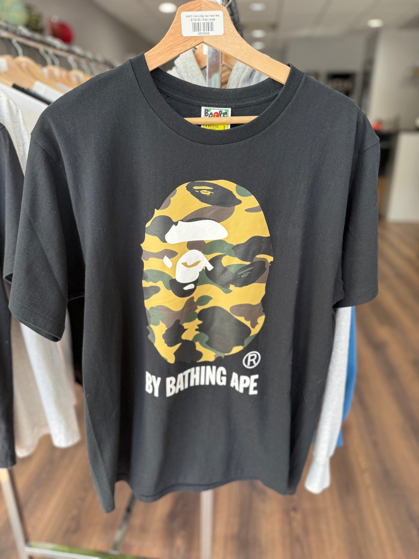 BAPE Camo Big Ape Head Tee