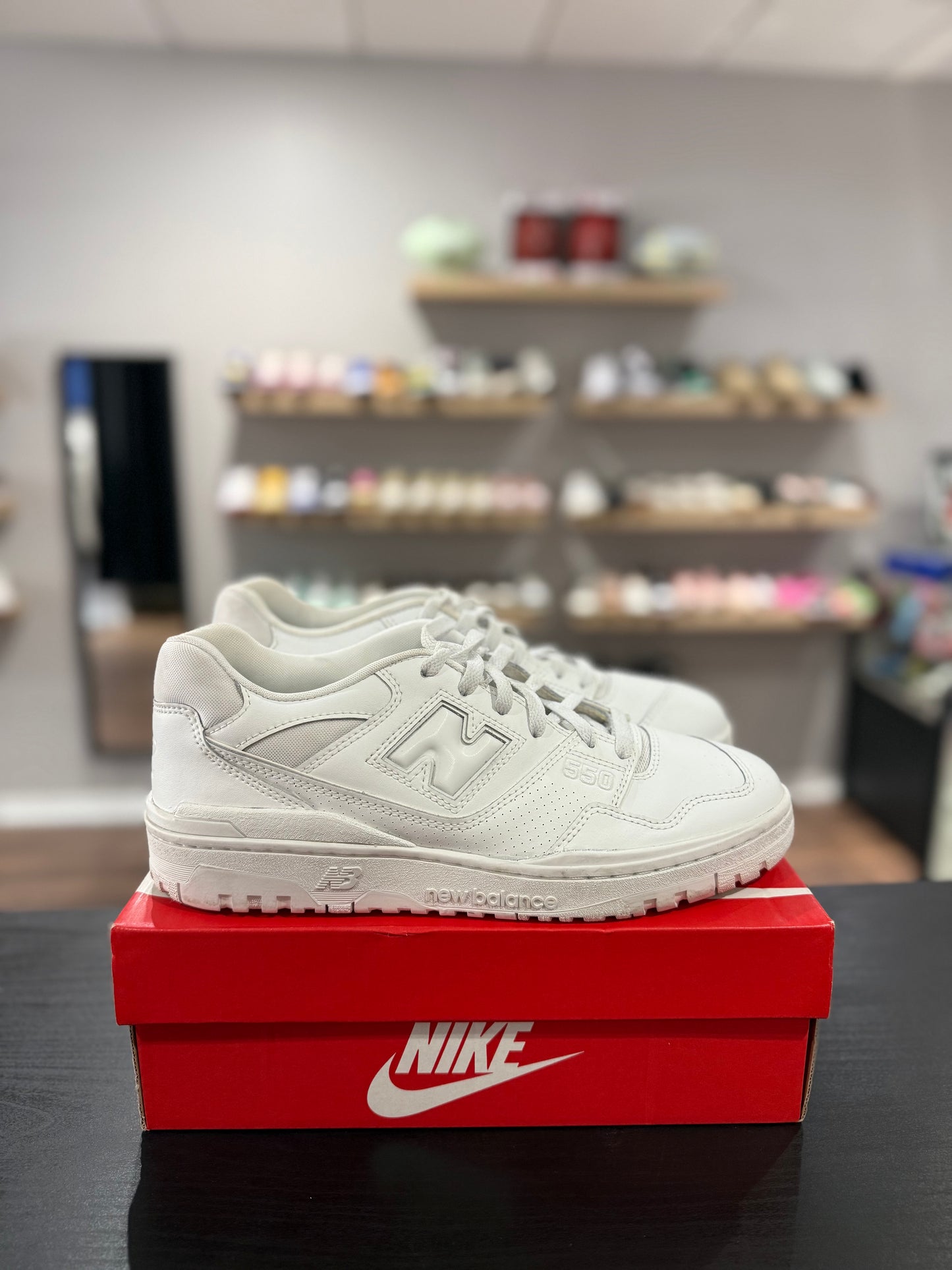New Balance 550 Triple White (Used)