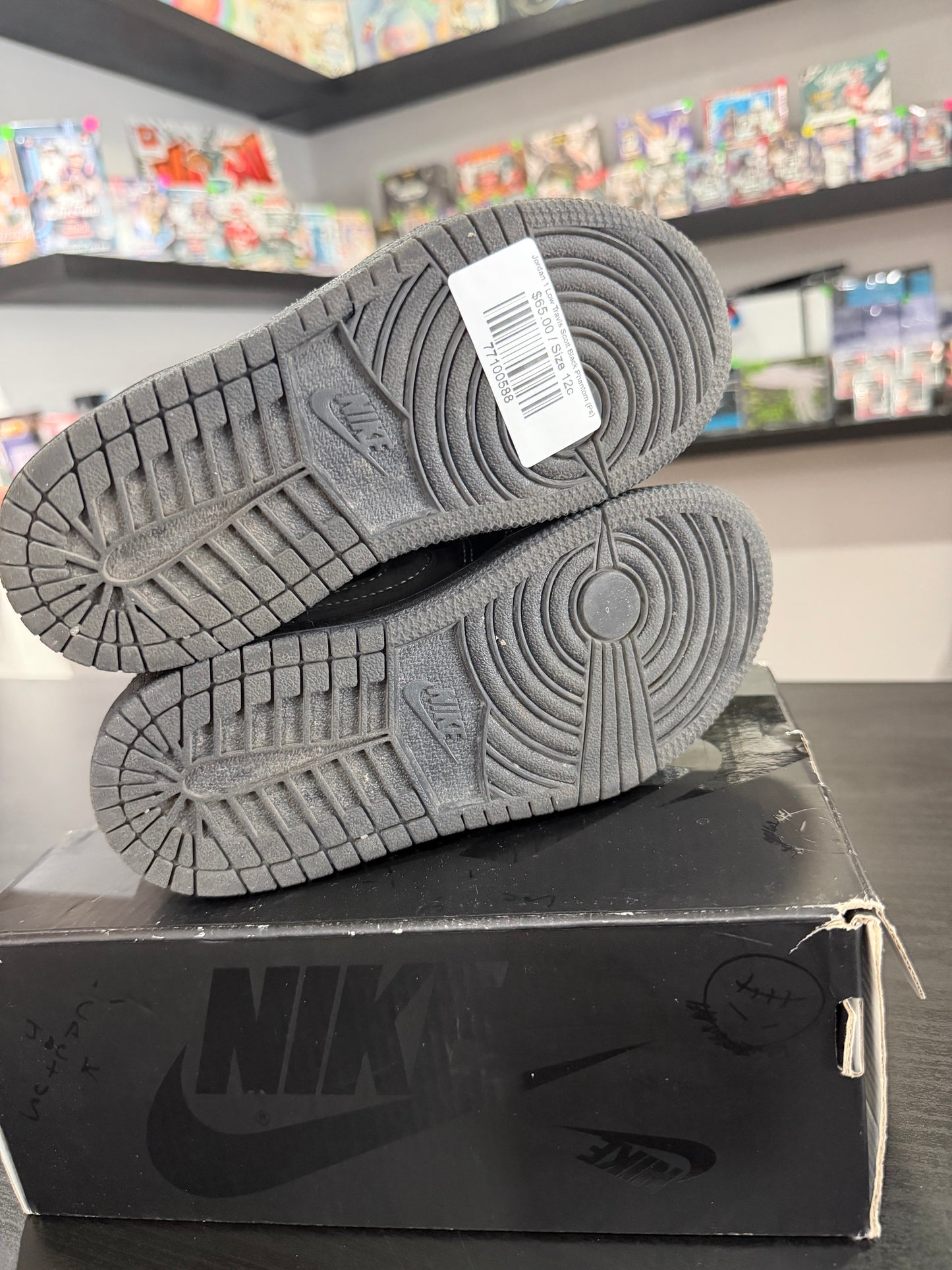 Jordan 1 Low Travis Scott Black Phantom (Ps)