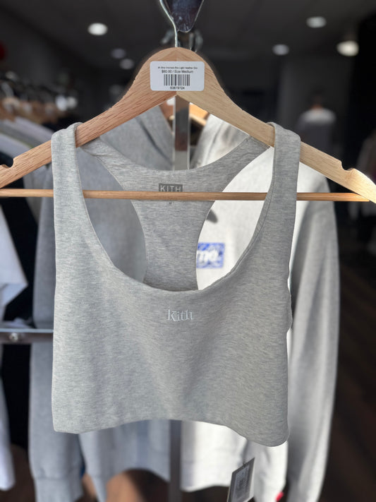 Kith Brie Interlock Bra Light Heather Grey