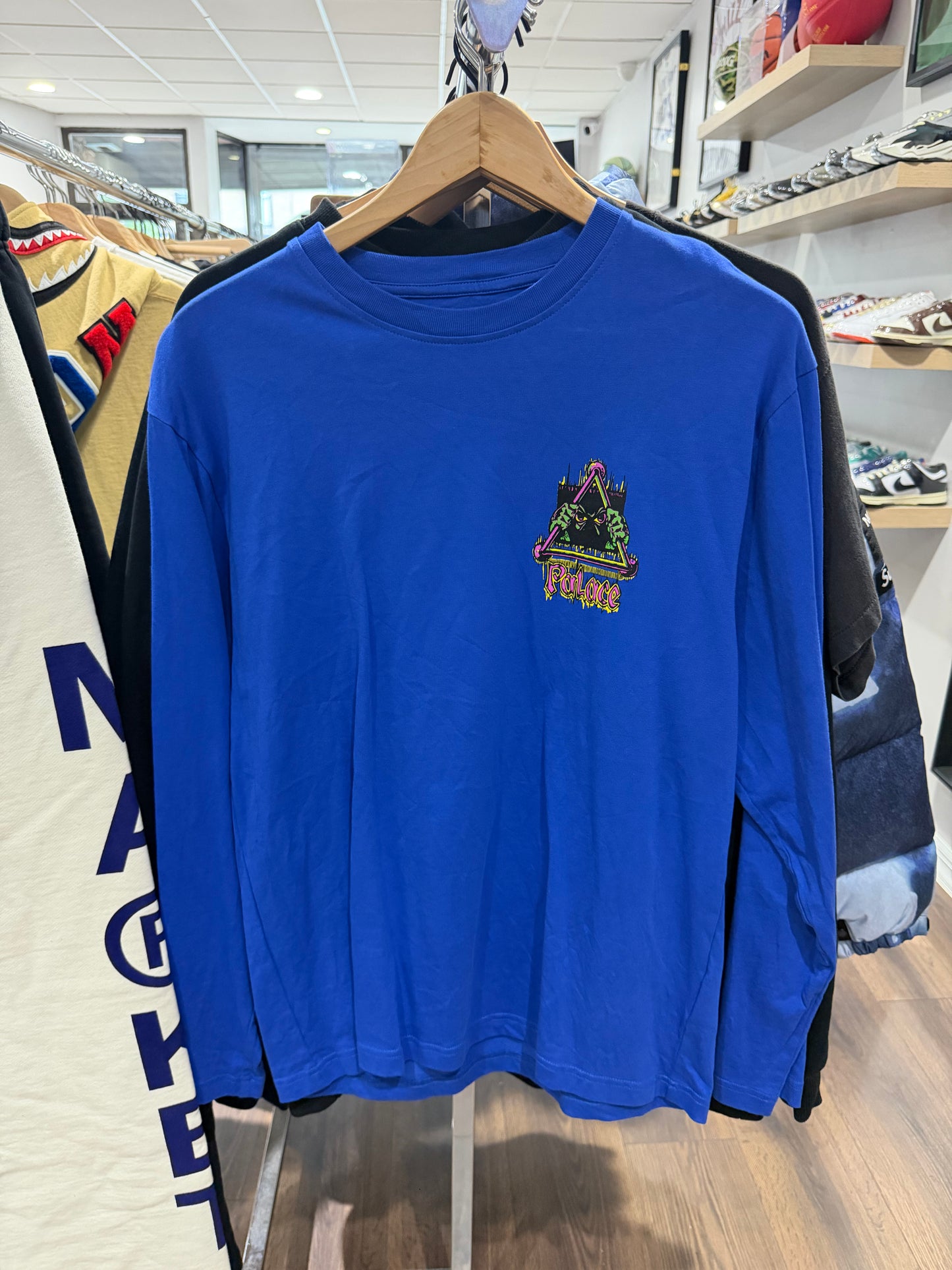 Palace “Lock In” Long Sleeve Blue