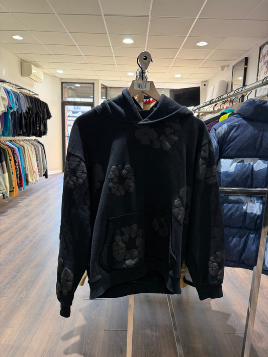 Denim Tears Mono Tone Hoodie Black