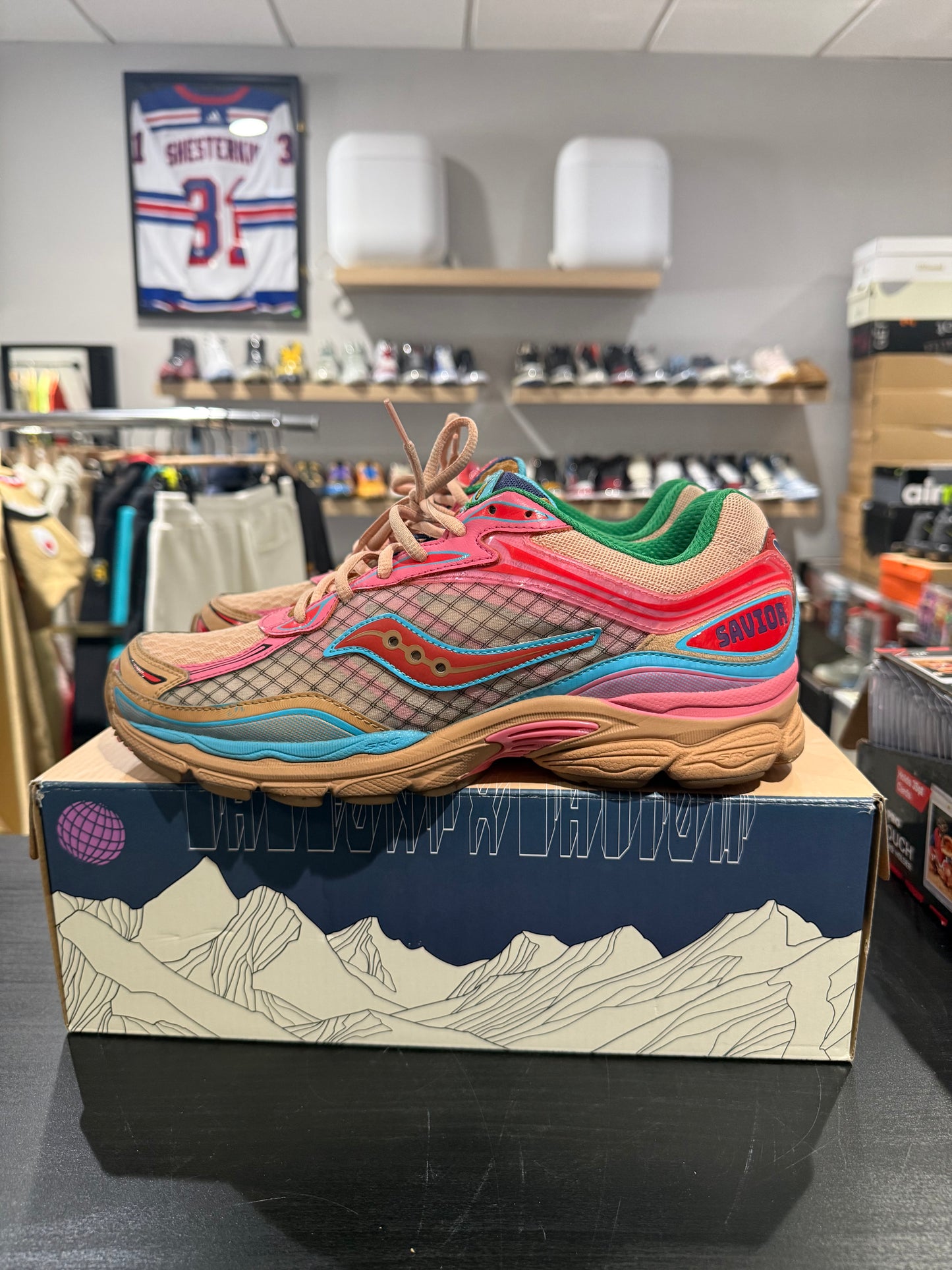Jae Tips x Saucony ProGrid Omni 9 To Do List - Tan