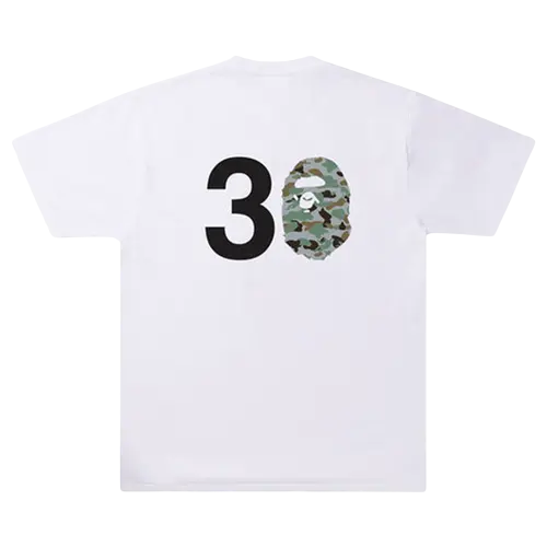 Bape X Union 30th Anniversary Tee White