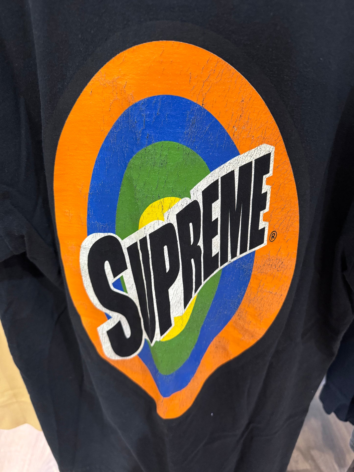 Supreme Spin Top Tee Black