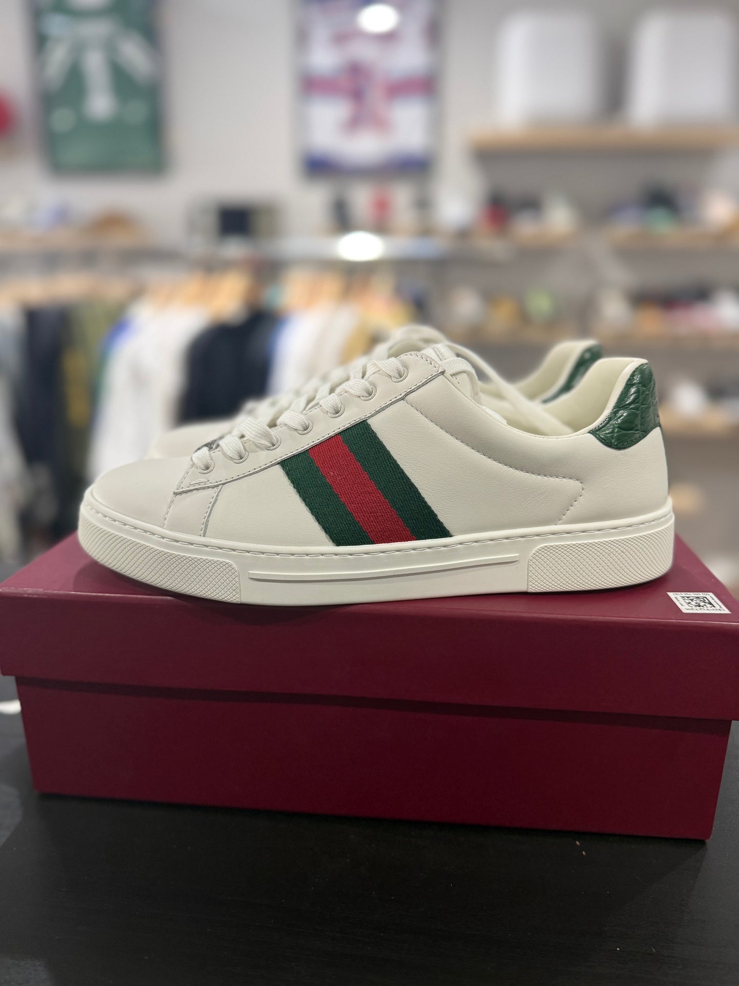 Gucci Ace Sneaker White/Green