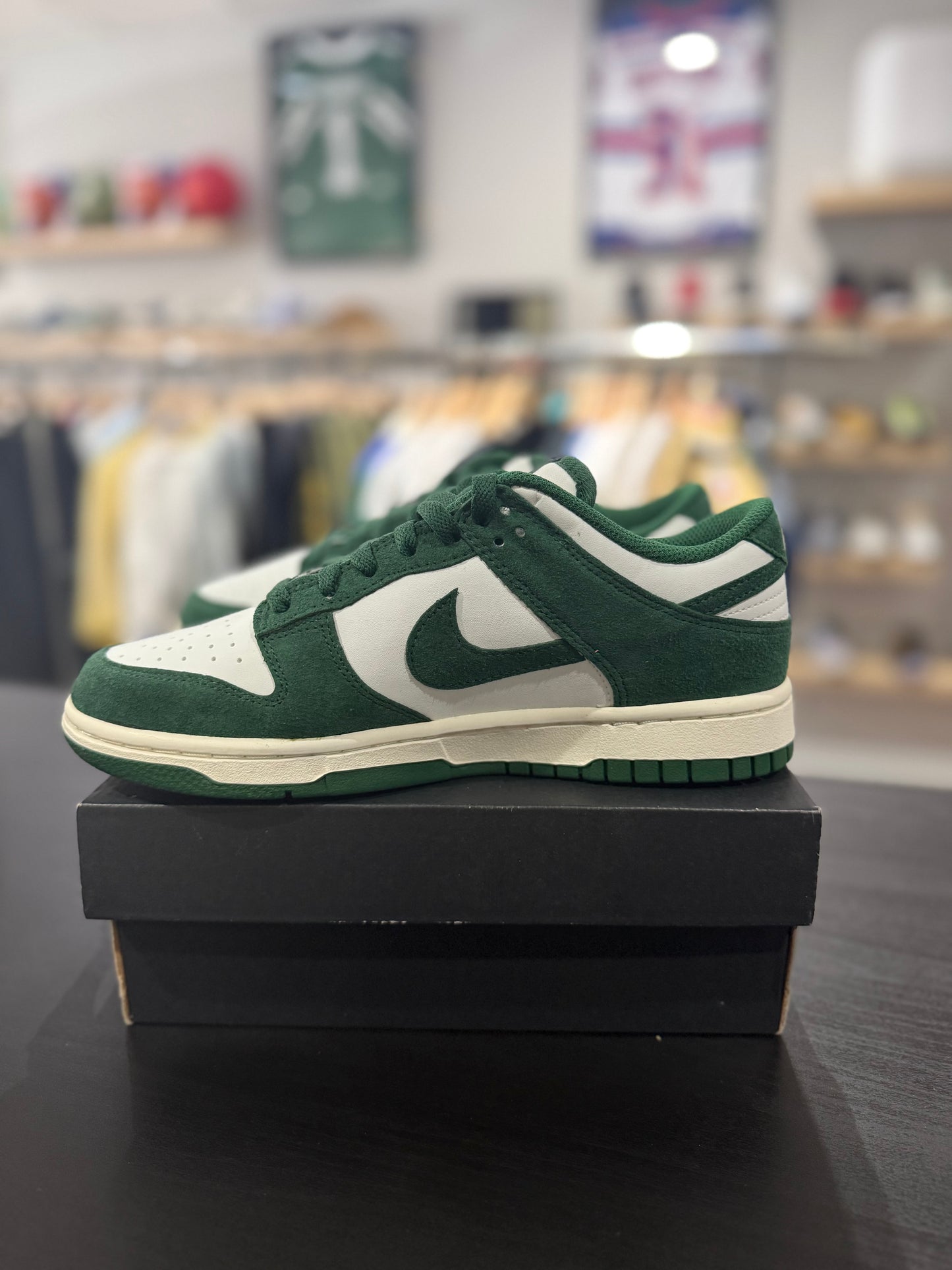 Dunk Low Gorge Green Gold Swoosh