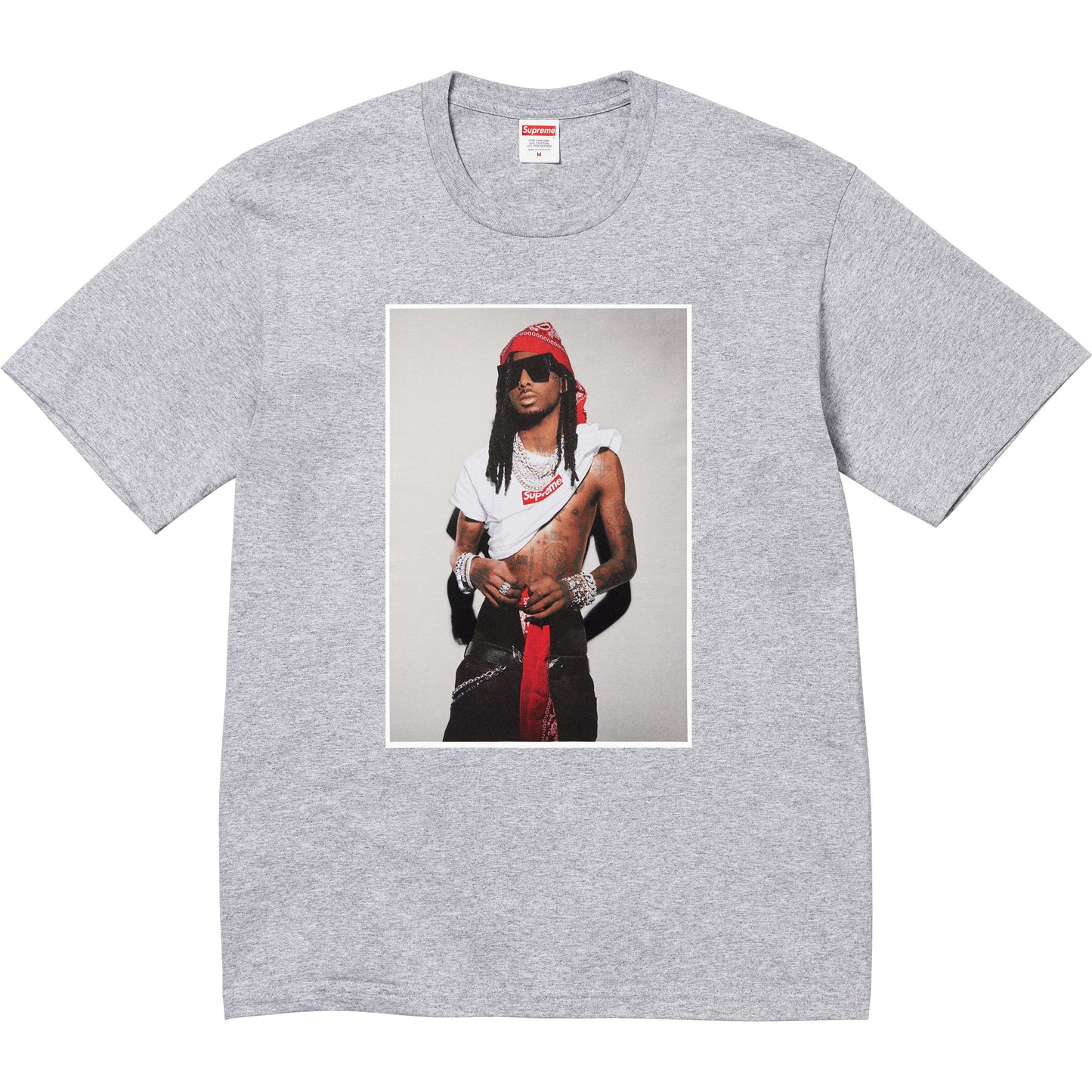 Supreme Playboi Carti Tee Grey