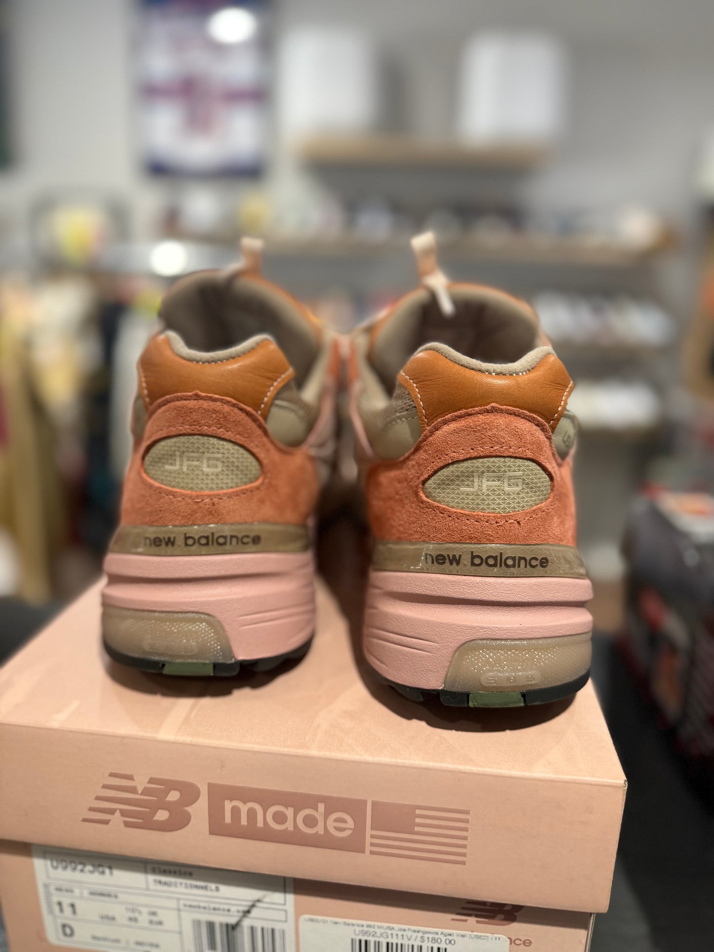 Joe Freshgoods x New Balance 992 Made in USA Aged Well