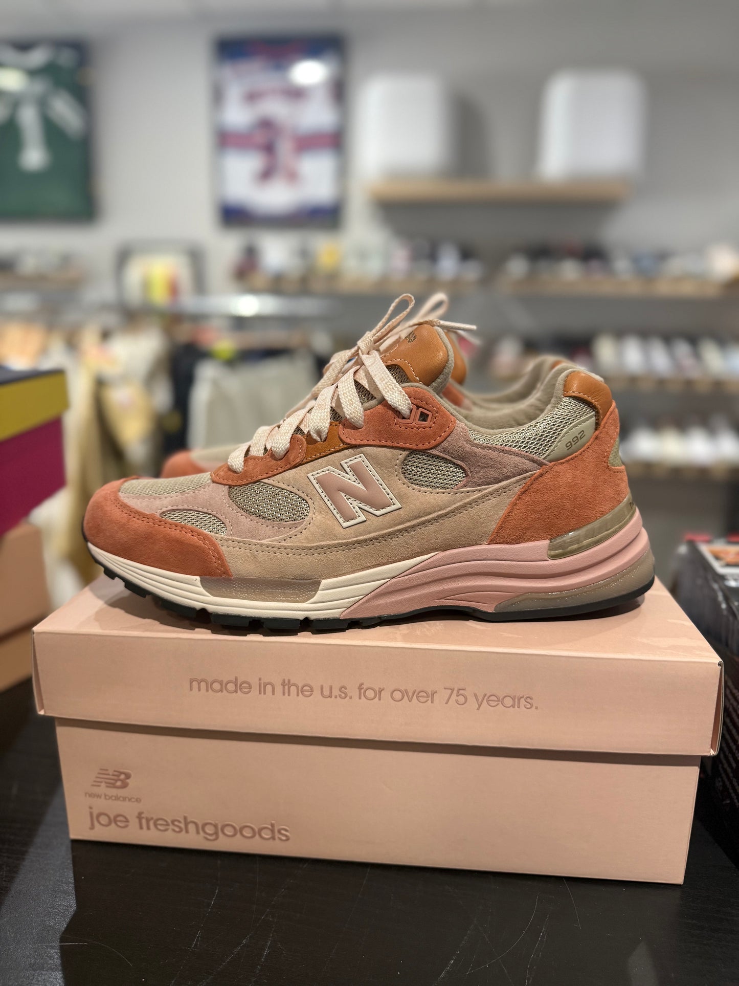 Joe Freshgoods x New Balance 992 Made in USA Aged Well