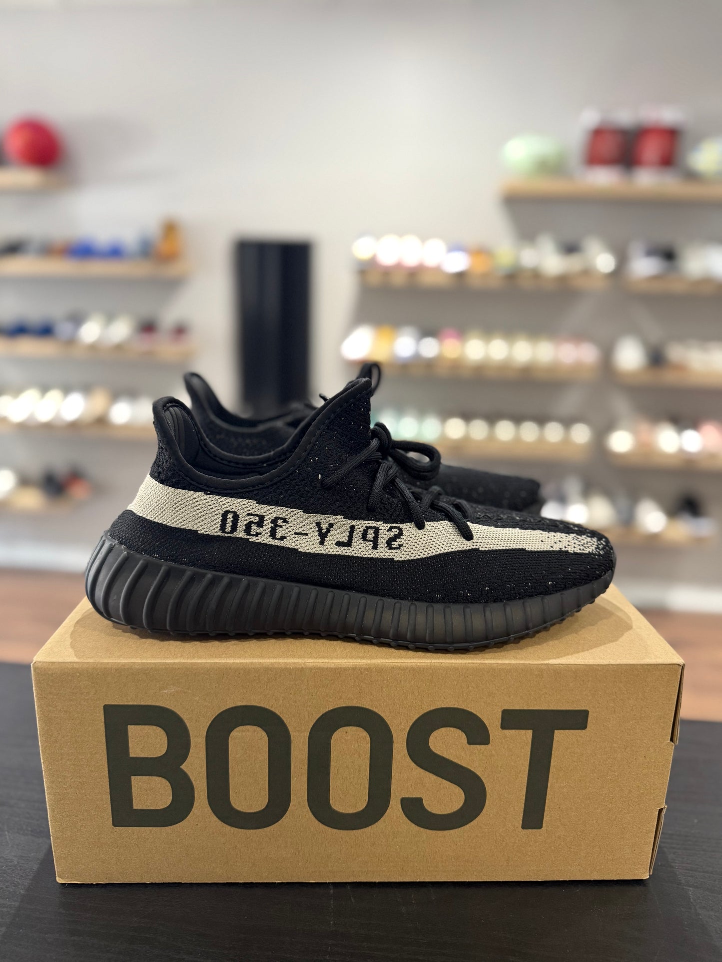 Core Black White Yeezy Boost 350 V2 (Used)