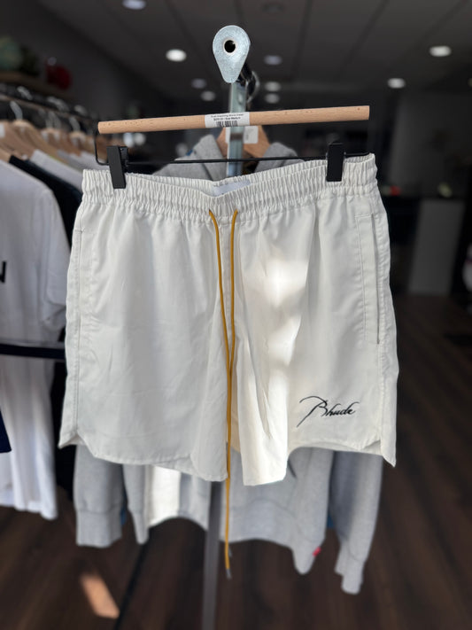 Rude Drawstring Shorts Cream